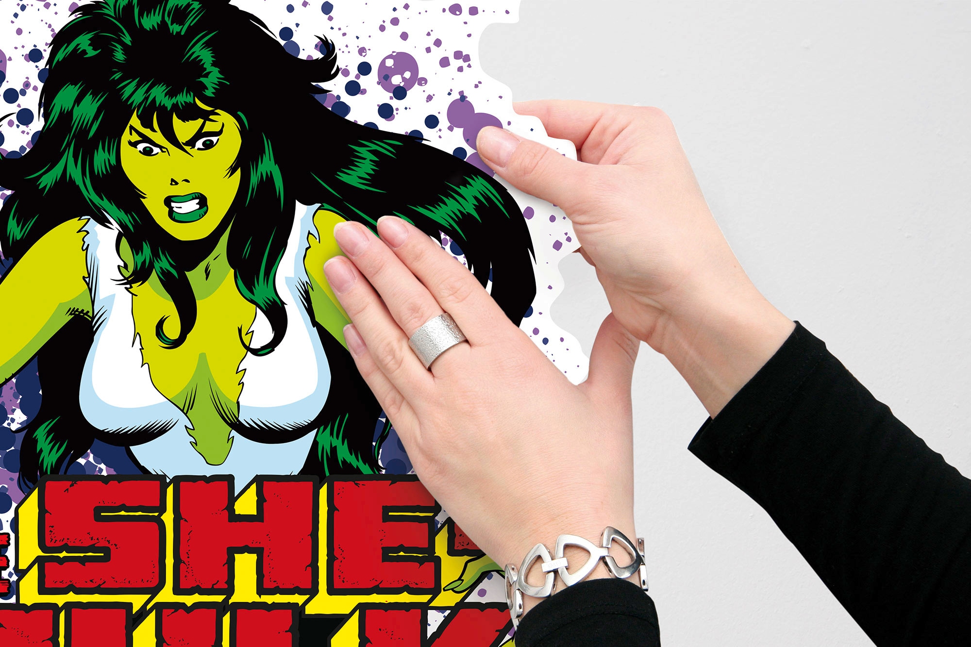 Komar Wandtattoo »She-Hulk Comic Classic«, (1 St.), 50x70 cm (Breite x Höhe),  selbstklebendes Wandtattoo bestellen bei OTTO