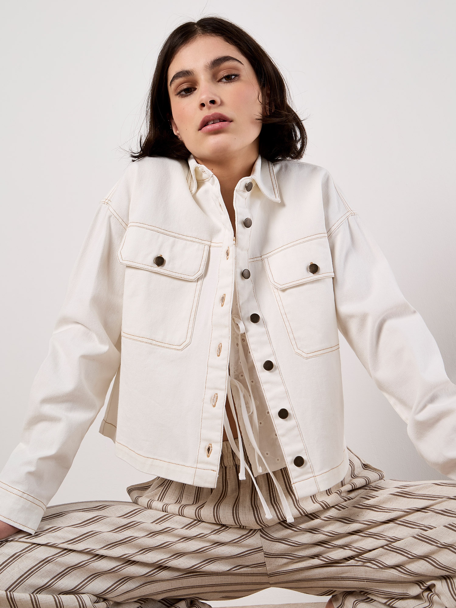 Apricot Shirtbluse »Bluse« in Croppedlänge