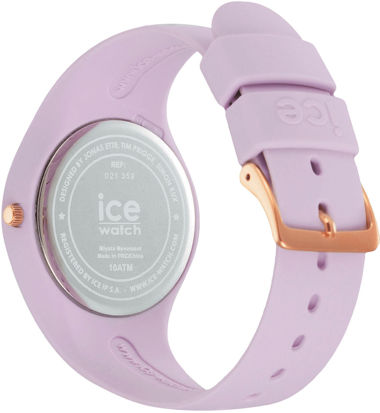ice-watch Quarzuhr »ICE horizon - Medium - 3H«, Armbanduhr, Damenuhr, Mineralglas, analog, Silikonarmband