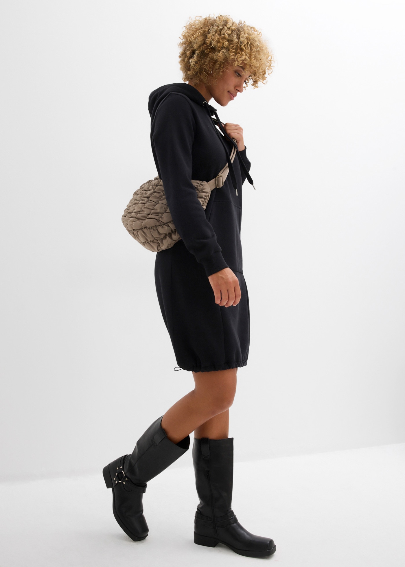 bonprix Sweatkleid Loose Fit, mit Gummizug