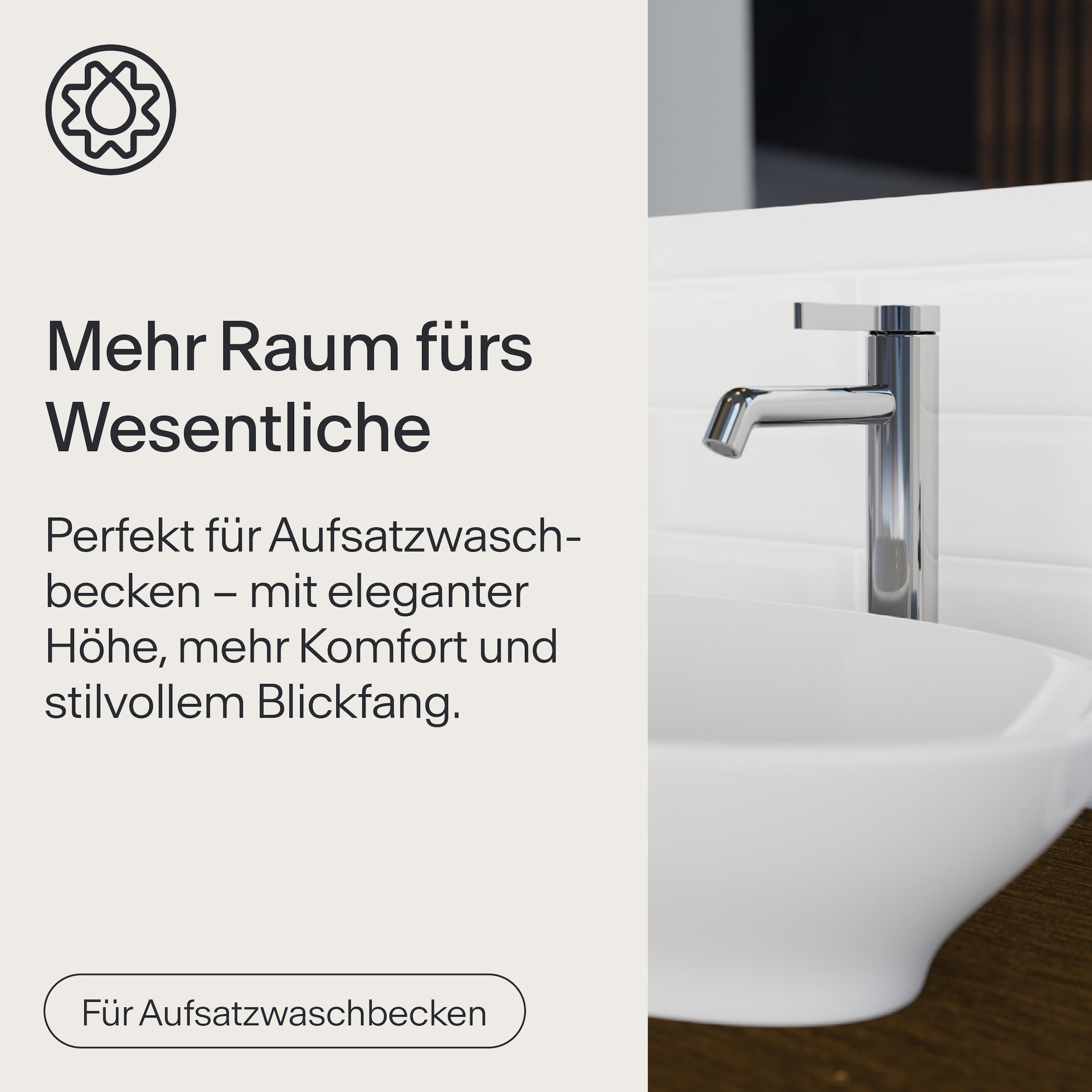 WASSERWERK Waschtischarmatur »WT 11« inkl. Popup, wassersparend