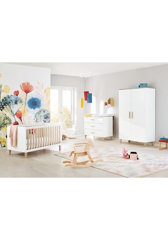 Pinolino® Babyzimmer-Komplettset »Lumi«, (Set, 3 St.), breit; mit Kinderbett, 2-trg.... kaufen