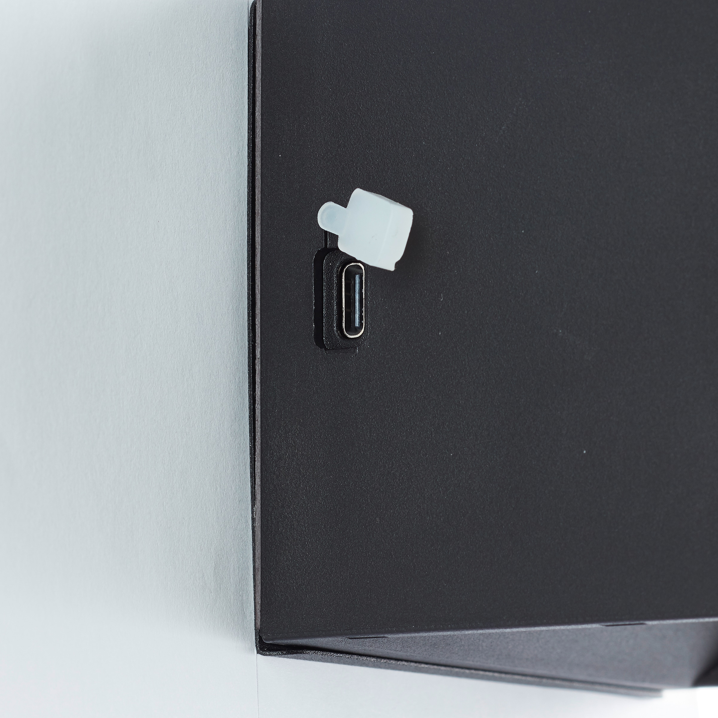 my home LED Außen-Wandleuchte »Marten - portable Akkuleuchte« 1 Stk. Warmweiß Akku, 4 W, 300 lm, 3000 K, USB, schwarz, mobile Außenlampe, Wandlampe