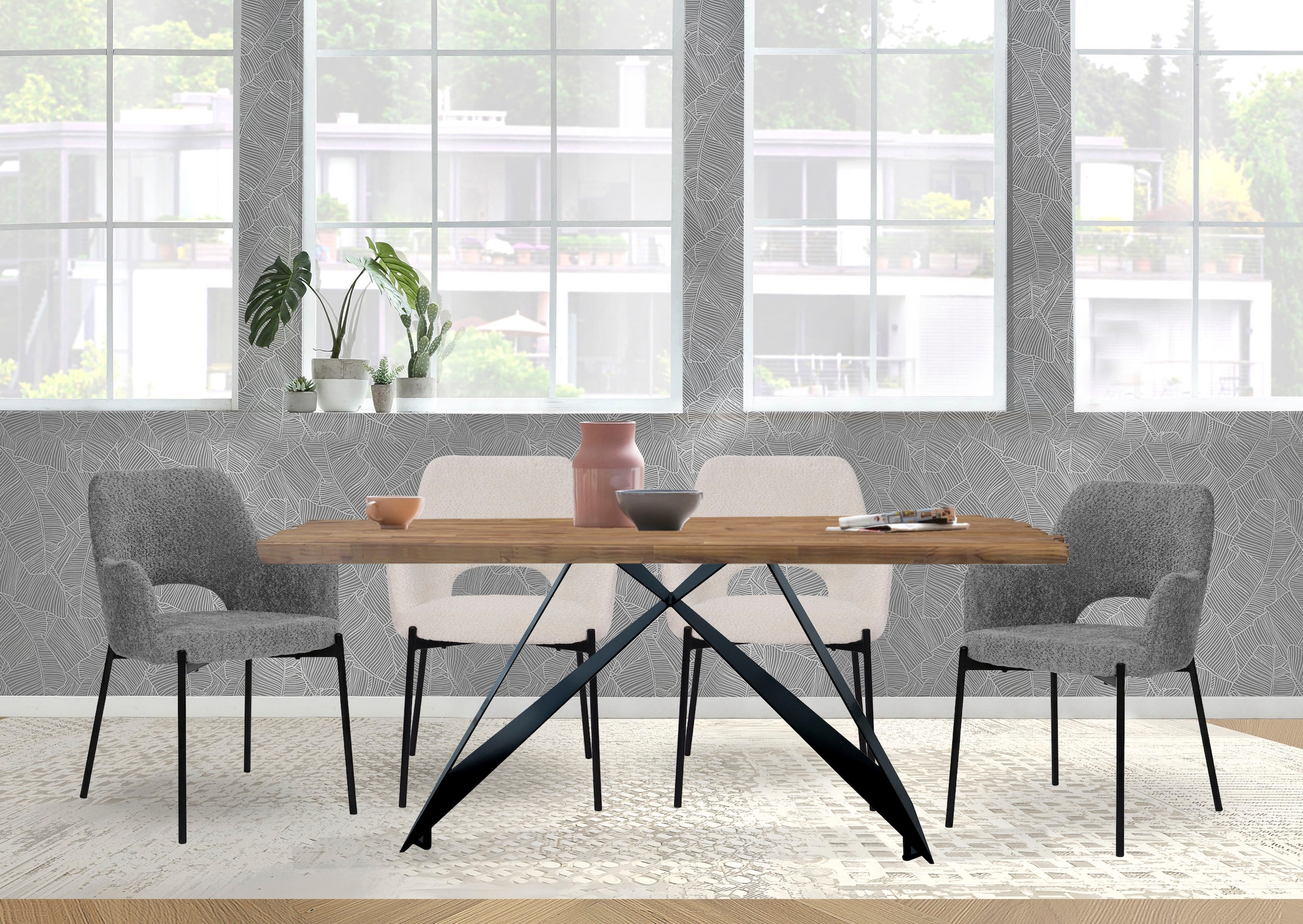 SIT Esstisch 1 Stk. tlg. Bruchkante an den kurzen Seiten