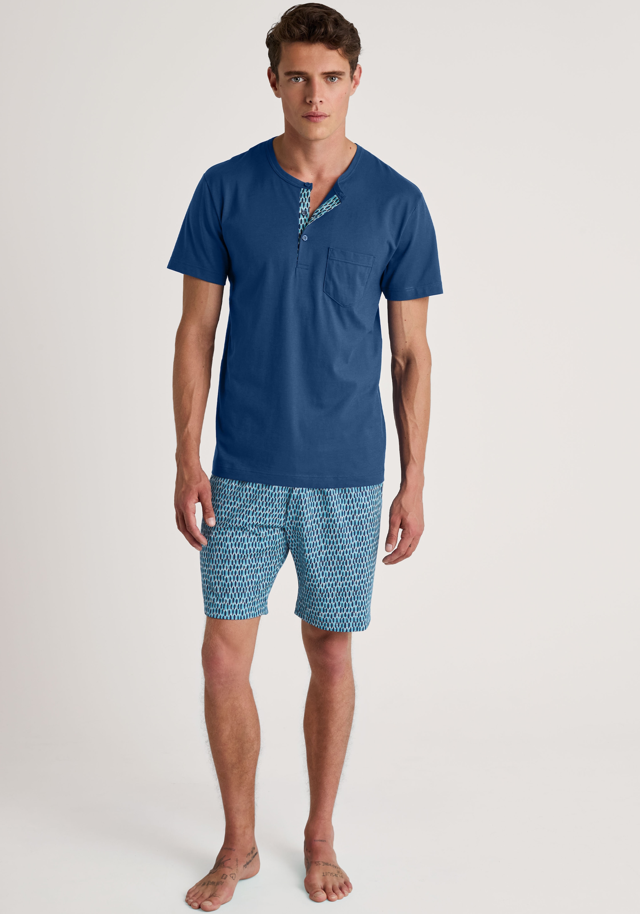 CALIDA Shorty »Relax Imprint«, (2 tlg.), Relaxter Schnitt
