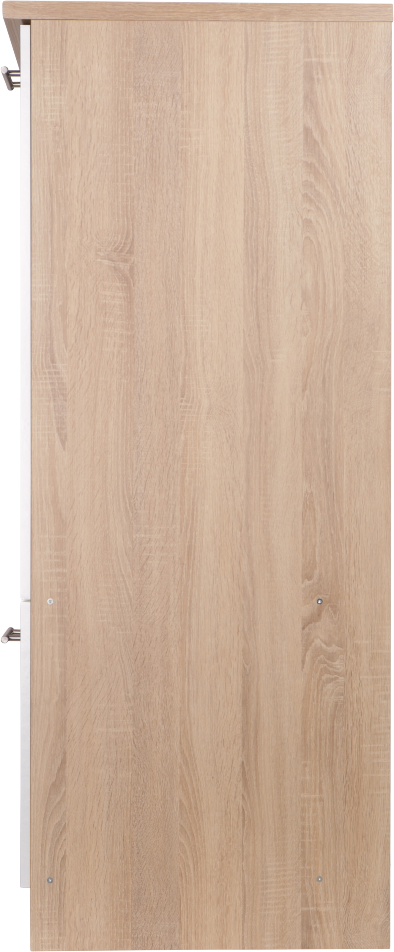 RESPEKTA Kühlumbauschrank »Merle« Breite 60 cm, Türen wechselseitig anschlagbar, Griffe aus Metall