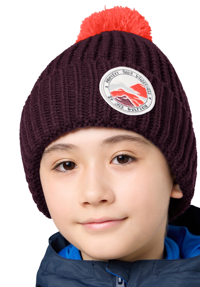 Jack Wolfskin Bommelmütze »POMPOM BADGE BEANIE K«