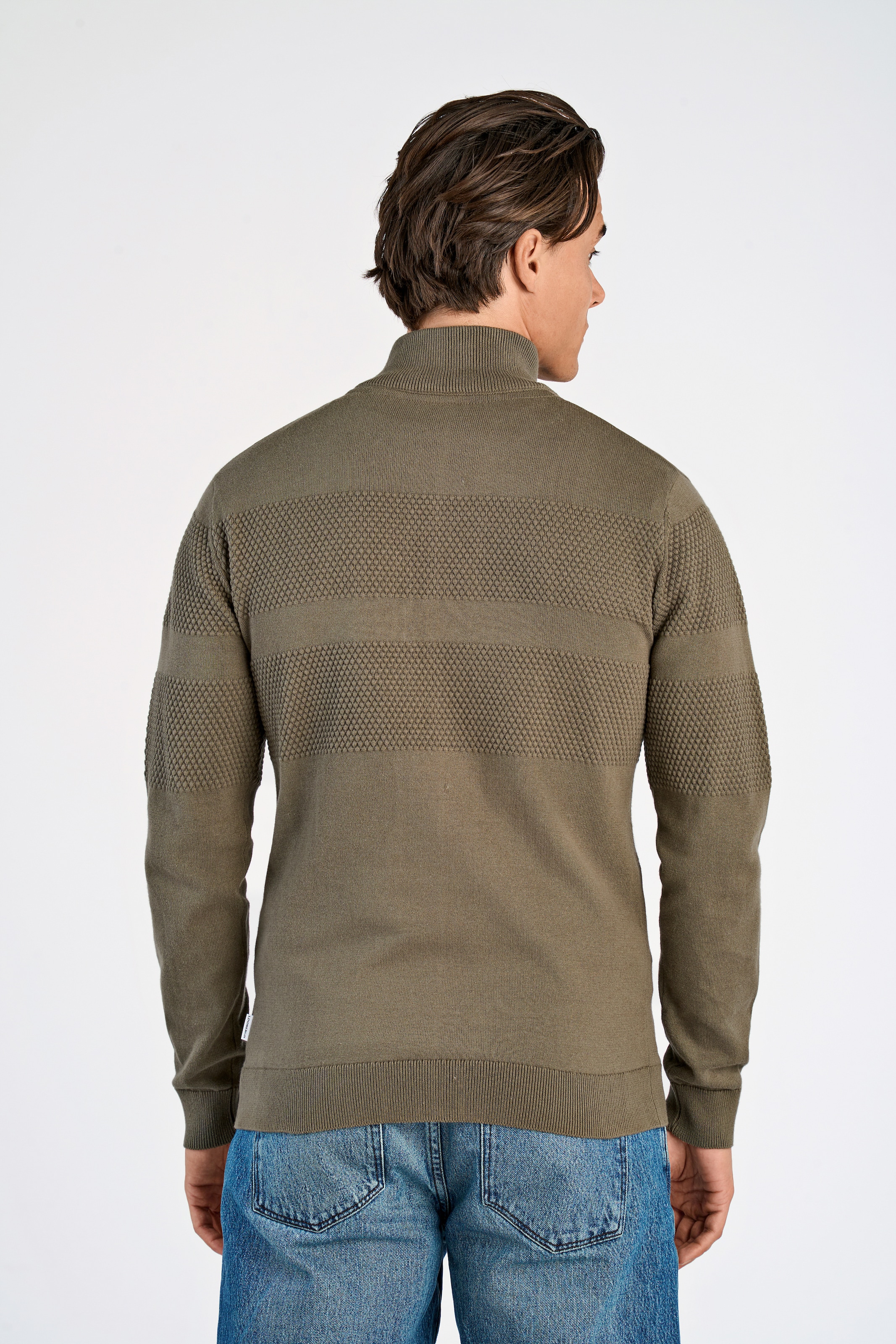 LINDBERGH Strickjacke mit Stehkragen und Reißverschluss