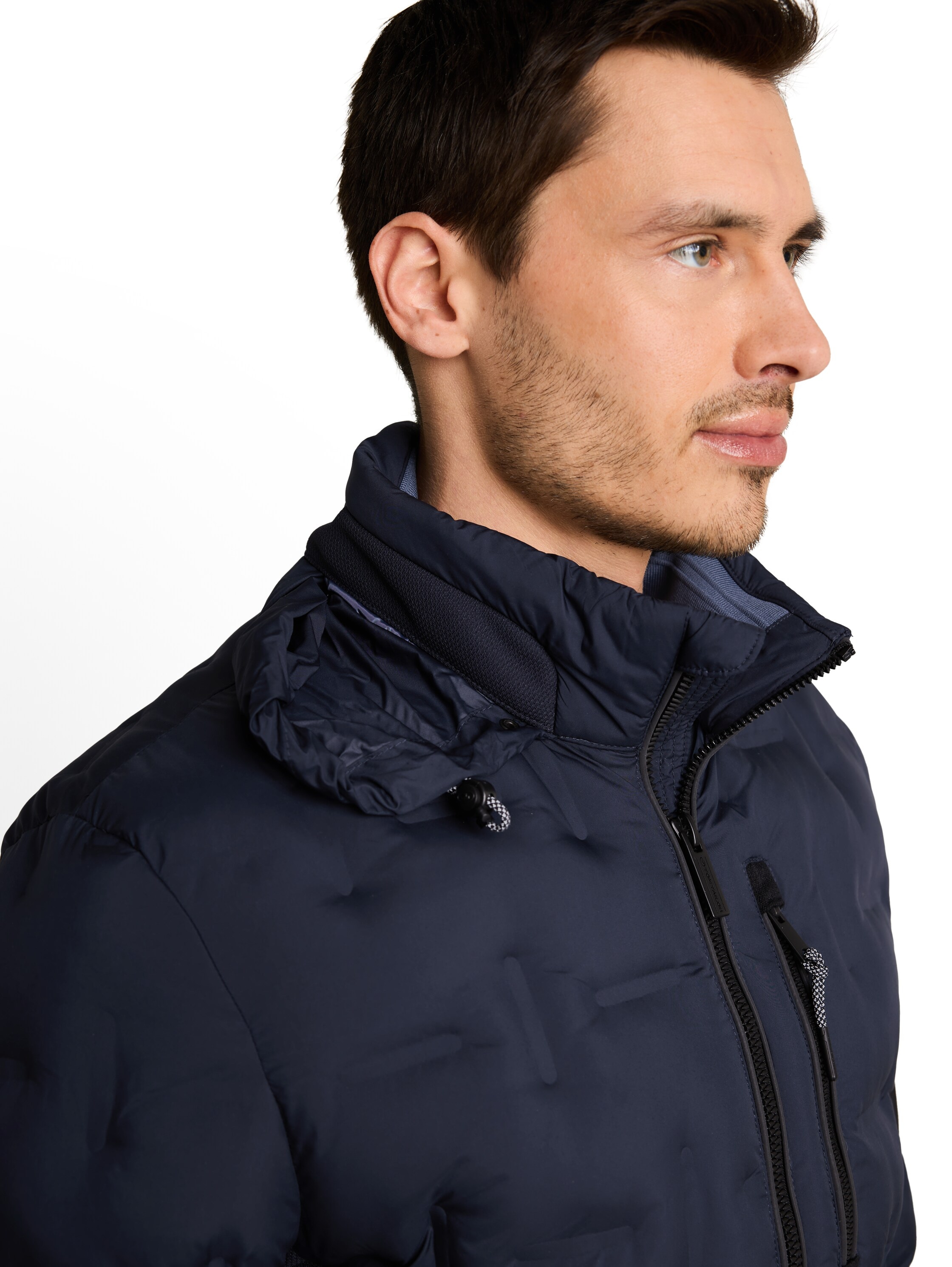 TOM TAILOR Steppjacke ohne Kapuze mit Stehkragen udn Reißverschluss