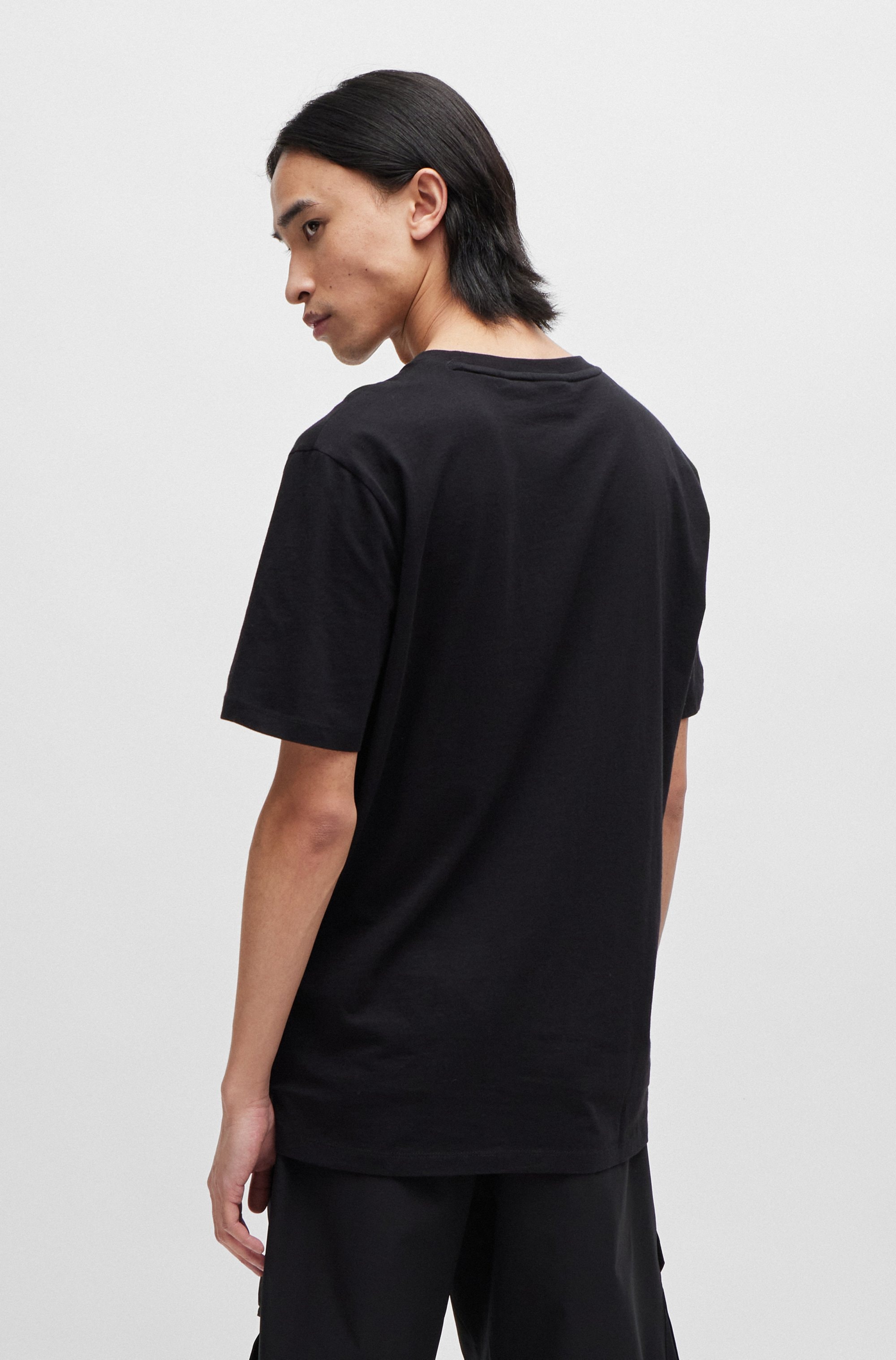HUGO T-Shirt »Dulive« Rundhalsausschnitt, Regular Fit, Basic Must Have, HUGO Logo Gummidruck