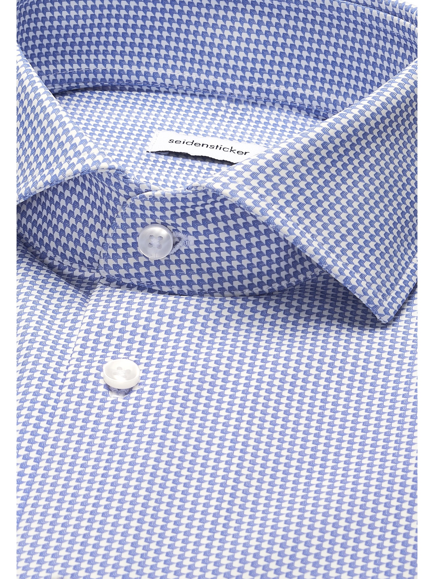 seidensticker Businesshemd »Schwarze Rose« Slim 1/1 Kentkragen Druck