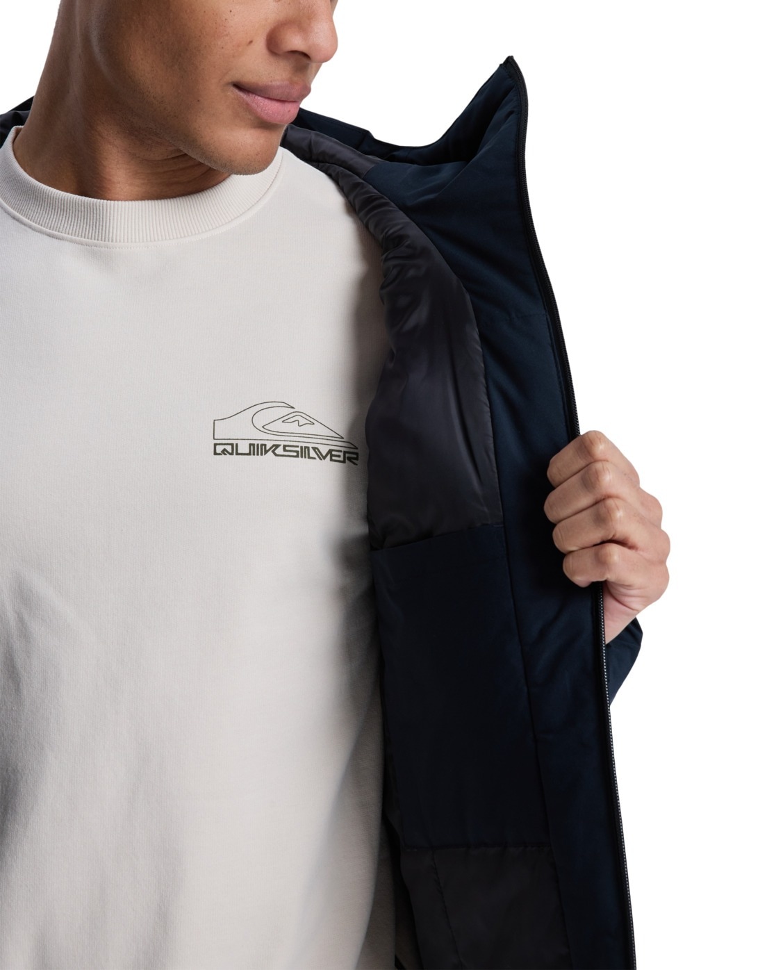 Quiksilver Regenjacke »Overcast 3K Insulated« mit Kapuze