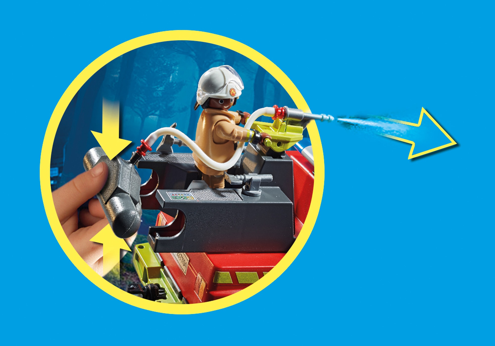 Playmobil® Konstruktions-Spielset »Feuerwehr-Löschtruck (71194), City Action«, (49 St.), Made in Germany