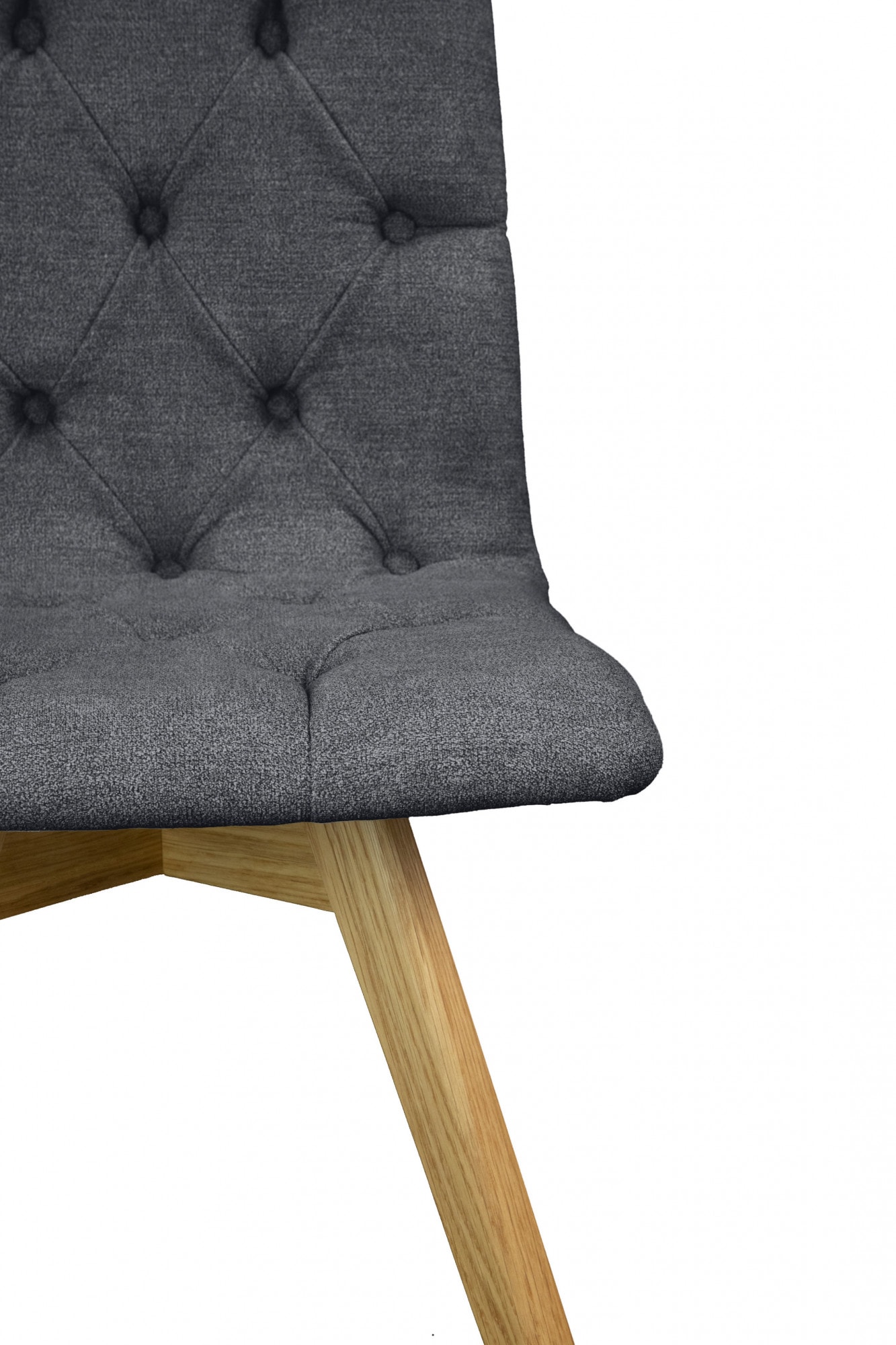 andas Esszimmerstuhl »Rania« (Set) 2 Stk.Massivholzgestell, mit Knopfheftung