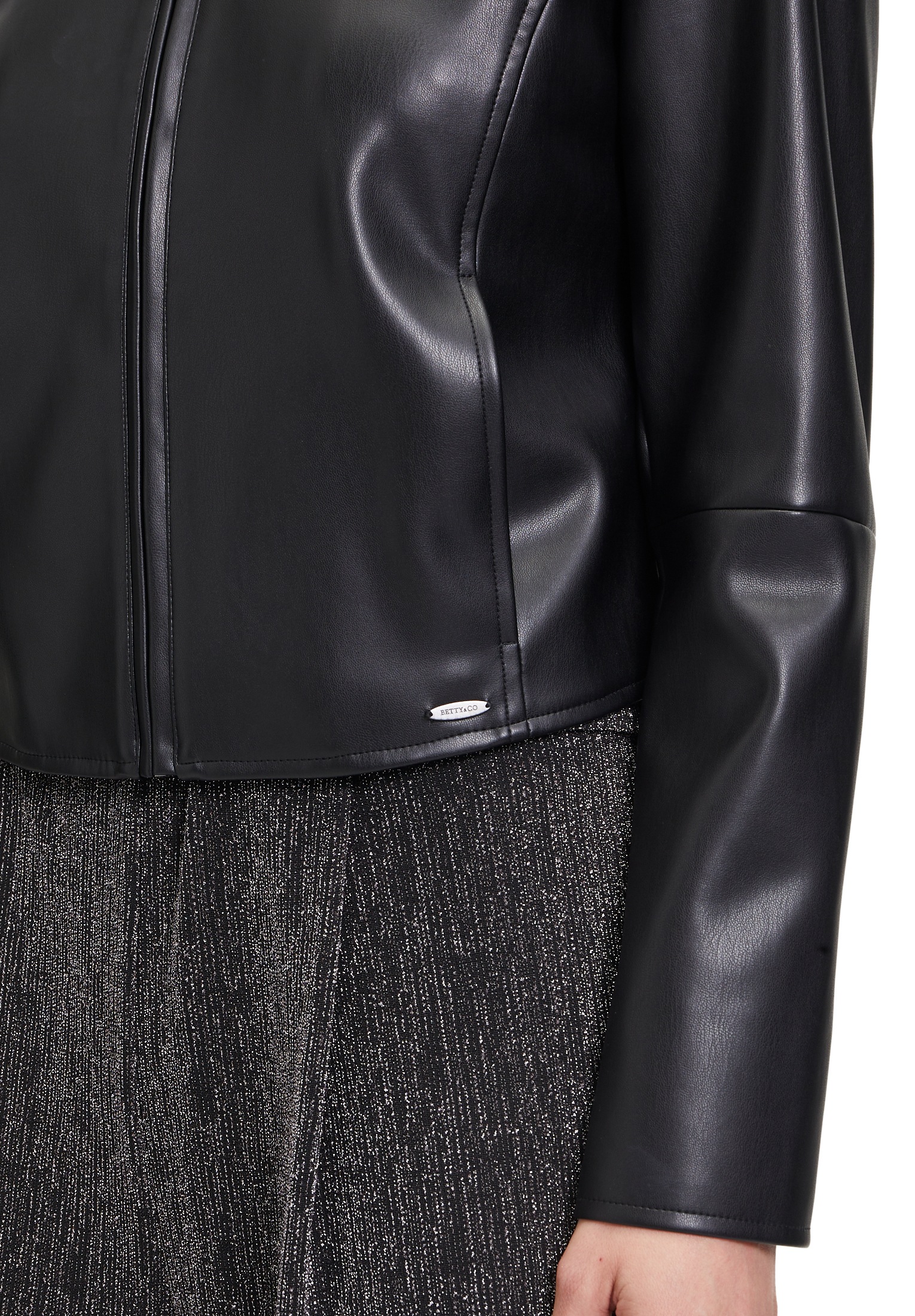 Betty&Co Jackenblazer »Bikerjacke mit Stehkragen«