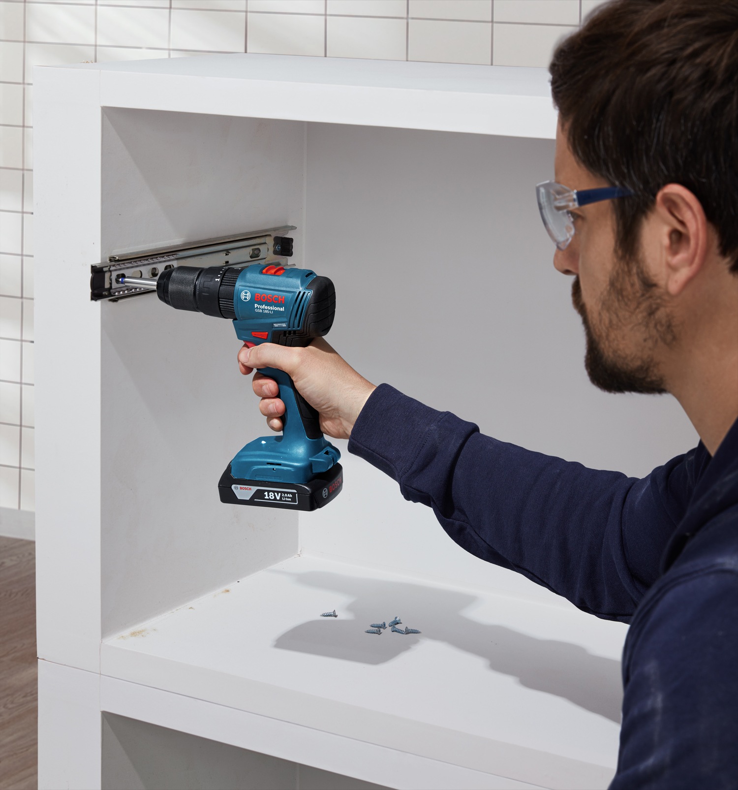 Bosch Professional Akku-Bohrschrauber »»GSR 18V-90 C««, ohne Akku, ohne Ladegerät