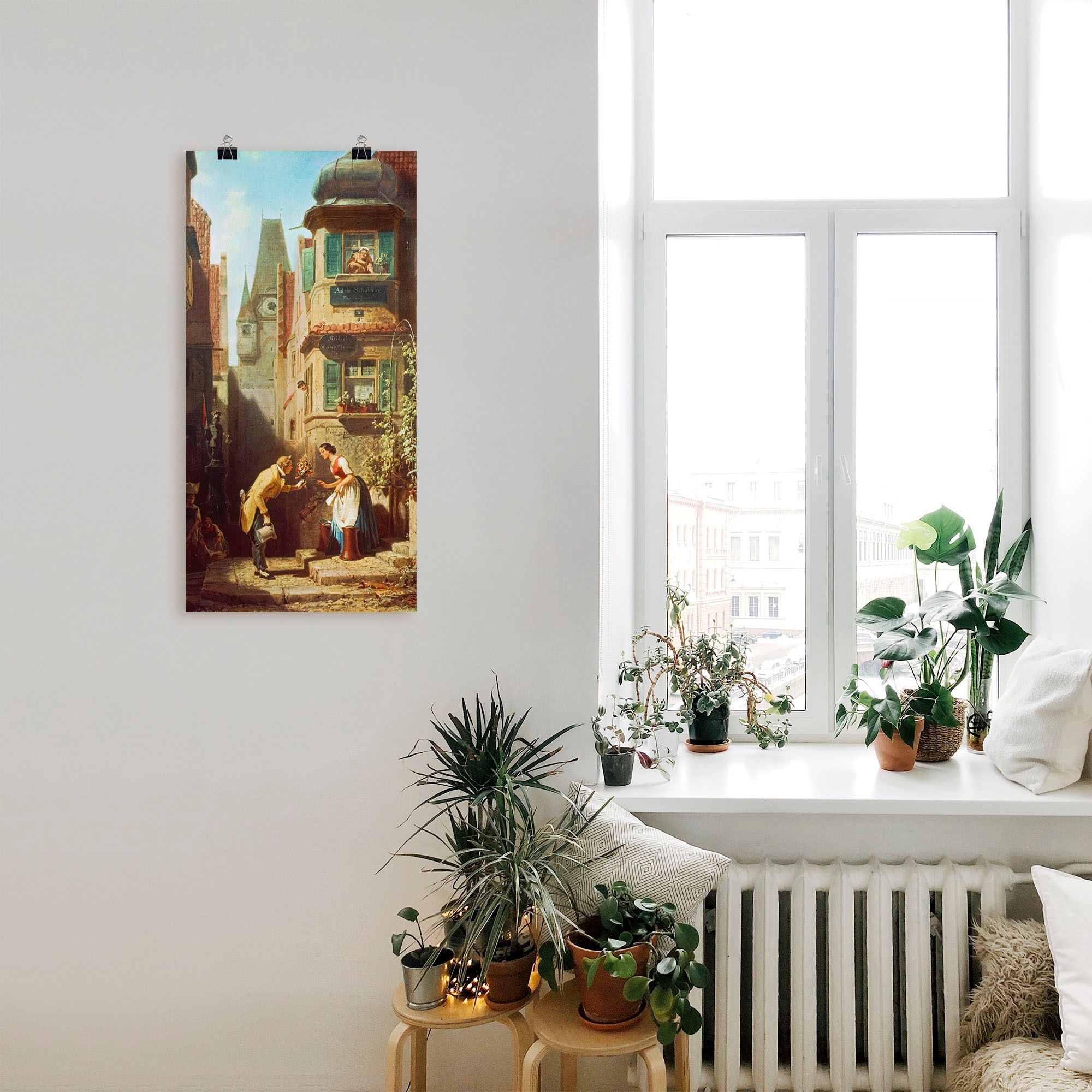 Artland Wandbild »Der ewige Hochzeiter. Um 1855/58«, Paar, (1 St.), als Leinwandbild, Poster, Wandaufkleber in verschied. Größen