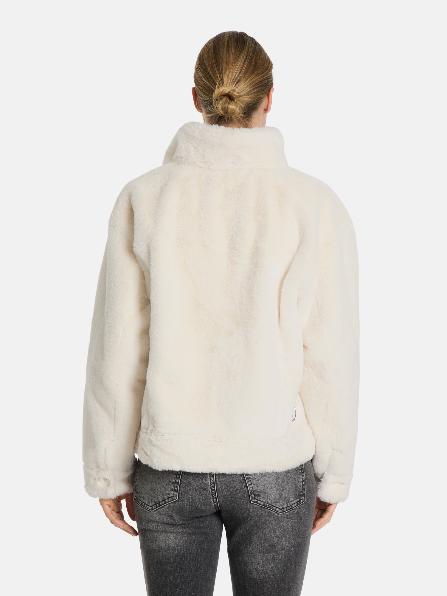 Lieblingsstück Plüschjacke »MaliL« mit aufgesetzten Taschen