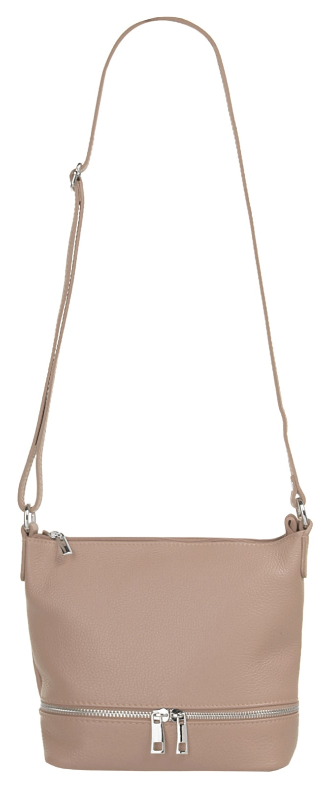 Cluty Umhängetasche echt Leder, Made in Italy