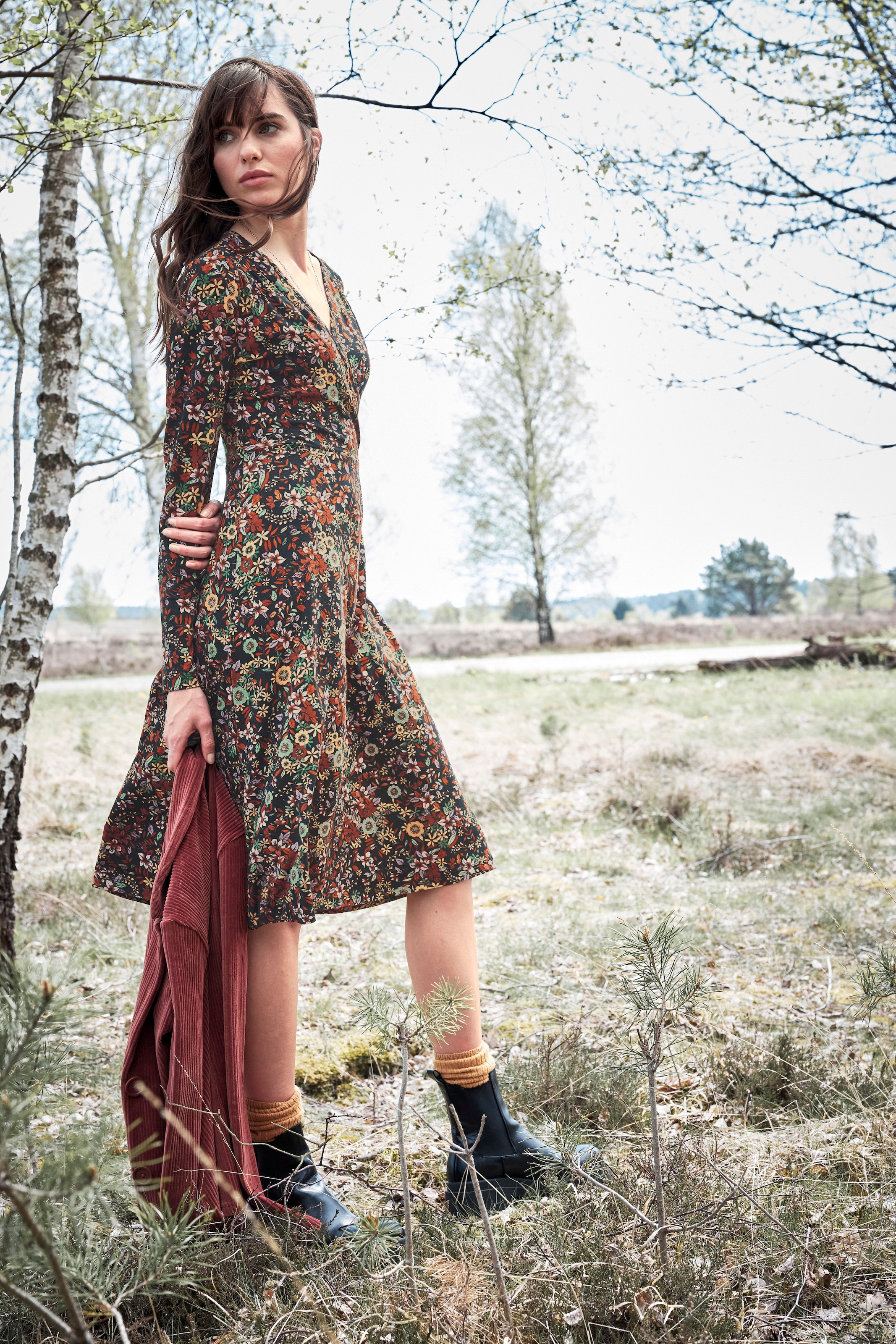 Aniston CASUAL Jerseykleid, in Wickel-Optik im Online Shop OTTO