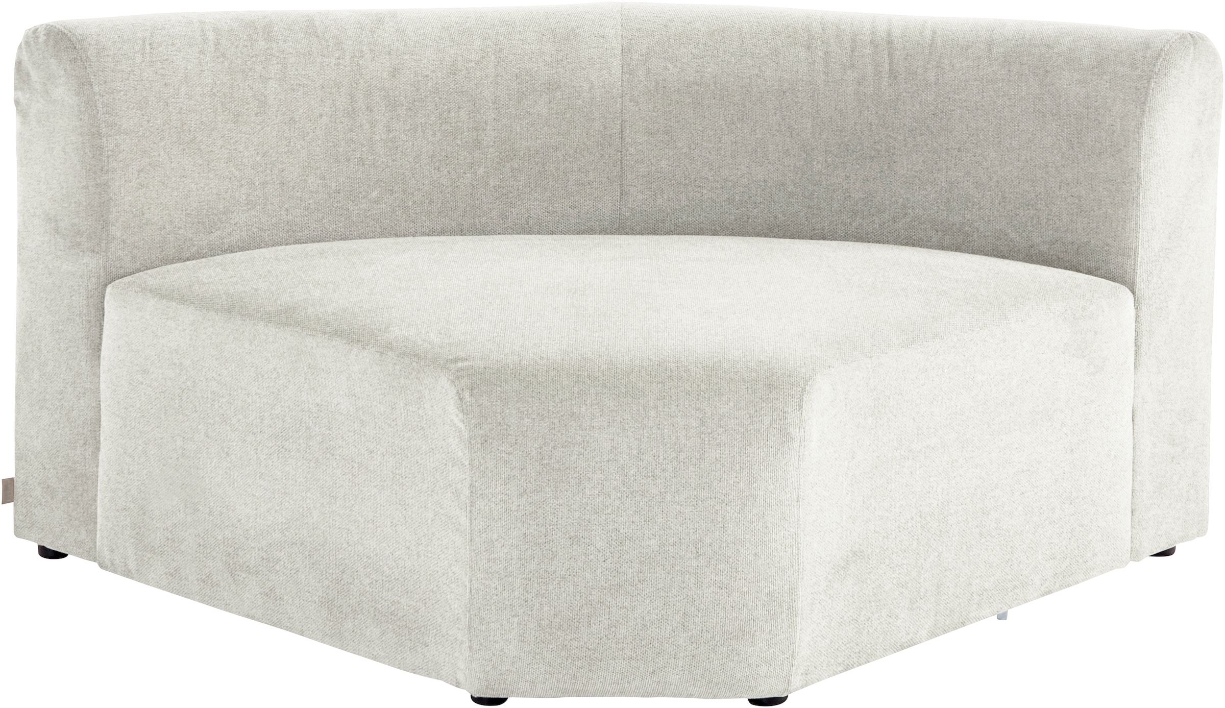 LeGer Home by Lena Gercke Sofa-Eckelement »LYZA mit gerundeter Rückenlehne, Maße B/T/H: 122/104/74 cm«, als Modul oder separat verwendbar, für individuelle Zusammenstellung