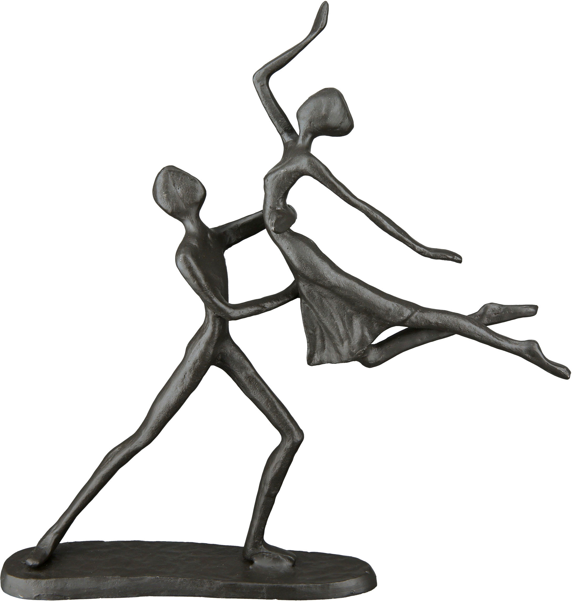 Dekoobjekt, Dekofigur Tanzpaar, Metall, Gilde Skulptur im Online St.), aus Casablanca by OTTO Shop Wohnzimmer braun«, (1 Höhe 17,5 »Design cm,