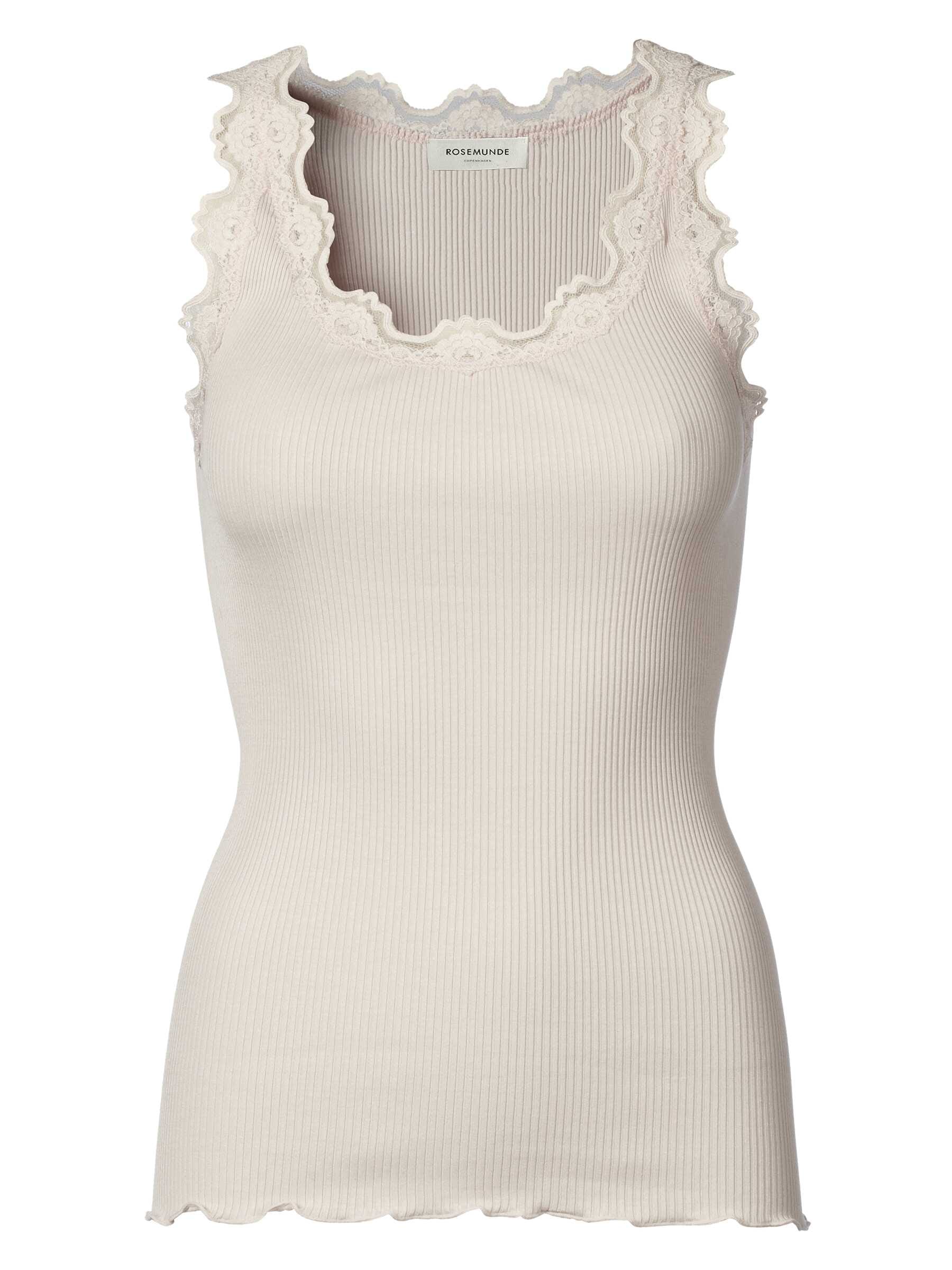 rosemunde Spitzentop »Babette Silk Top mit Seide« Vintage-Spitzenbesatz, mit Rundhalsausschnitt, hoher Seidenanteil