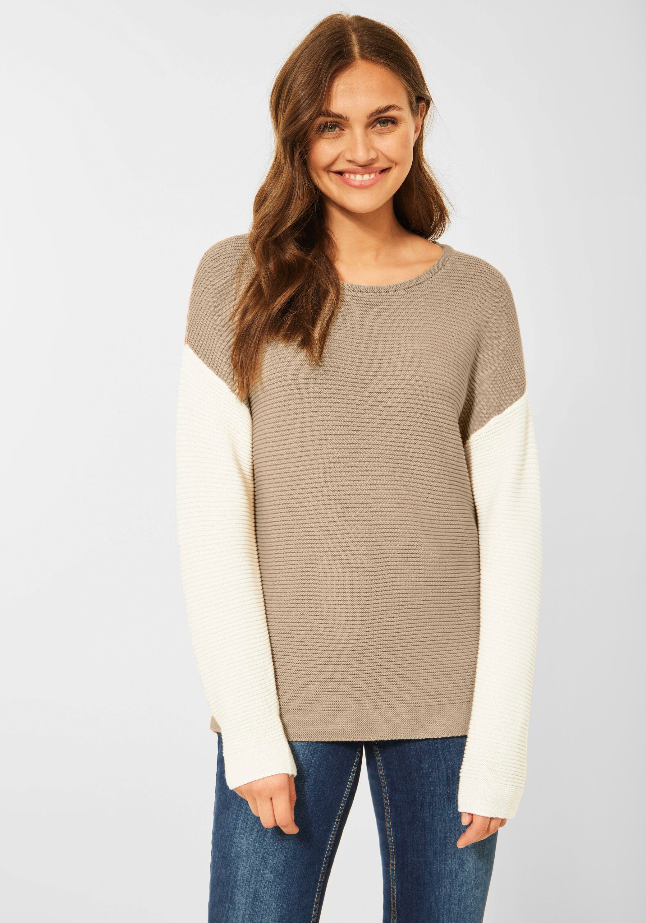 Cecil Strickpullover, im trendy Colorblocking Design