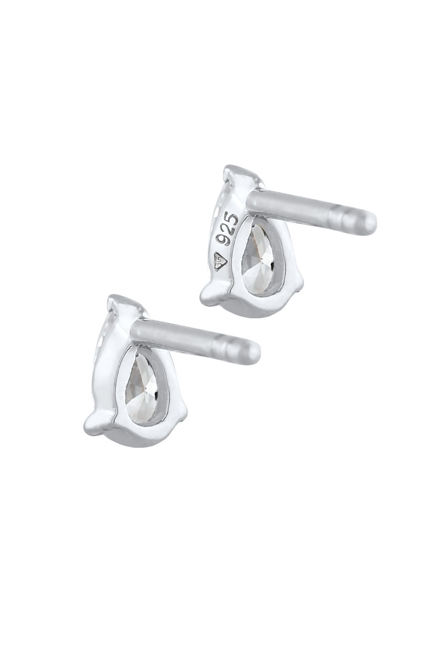 Elli Paar Ohrstecker »Ohrringe Ohrstecker Tropfen Zirkonia 925 Silber«