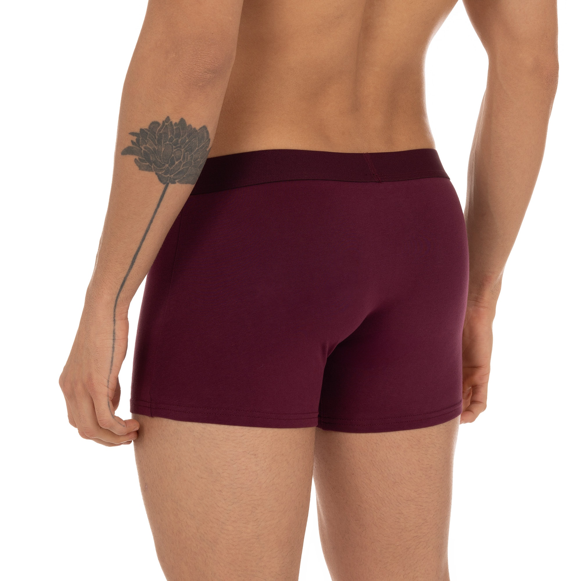 Bruno Banani Boxershorts »FLOWING«, (2er Pack), mit kontrastfarbenem Bündchen