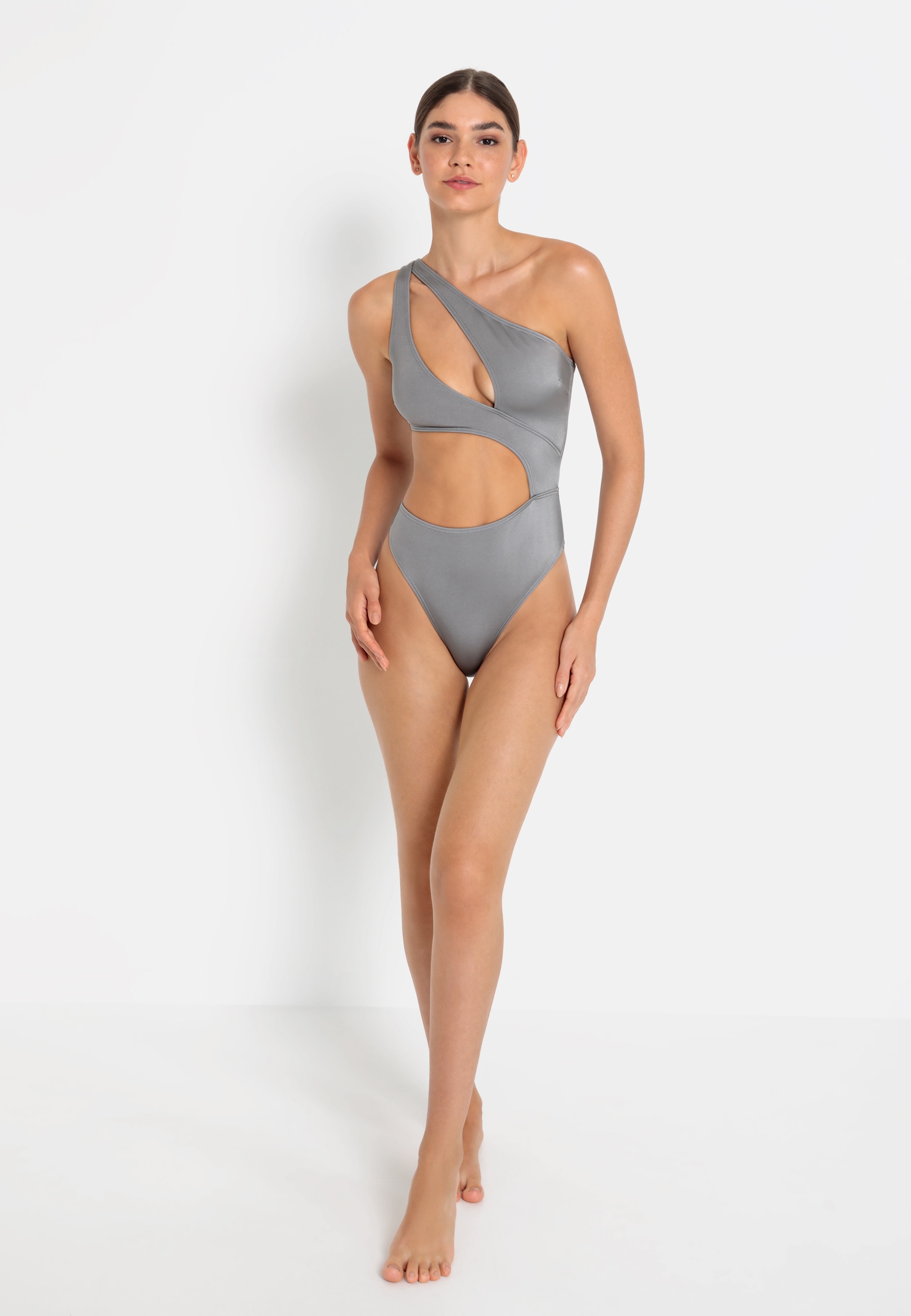 LSCN by LASCANA Monokini »Nele«, mit glänzender Beschichtung