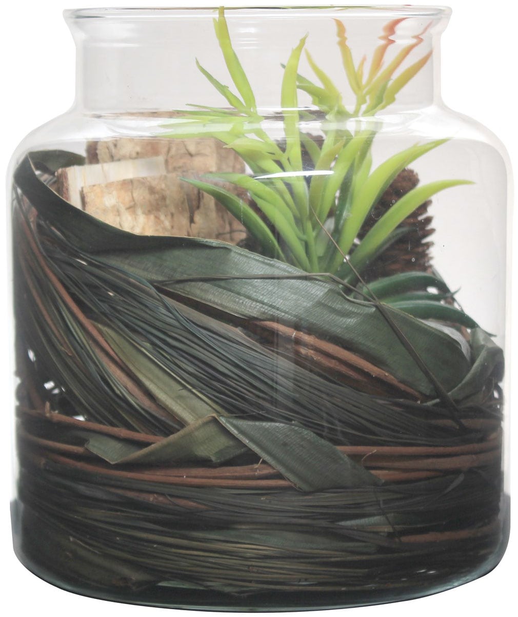 Kayoom Deko-Glas »Dekoglas Flora 810 Natural« dekorativ, modern, vielseitig kombinierbar