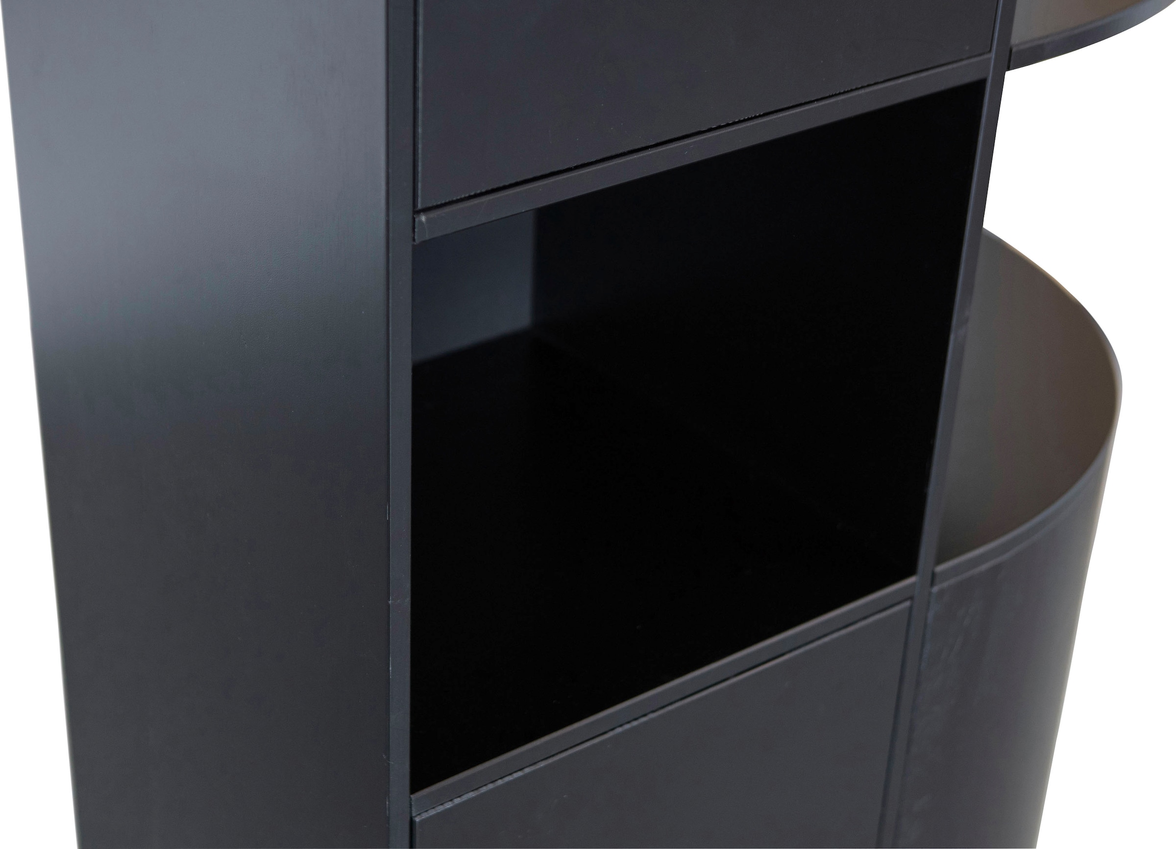 WOOOD Vitrine »Finca«, mit modernem Push-to-Open-System, Breite 78 cm