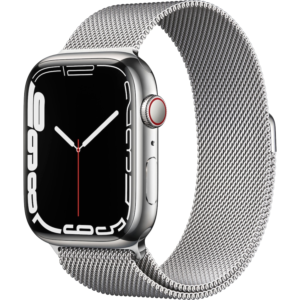 Apple Smartwatch »Watch Series 7 GPS + Cellular, 45mm«, (Watch OS 8)