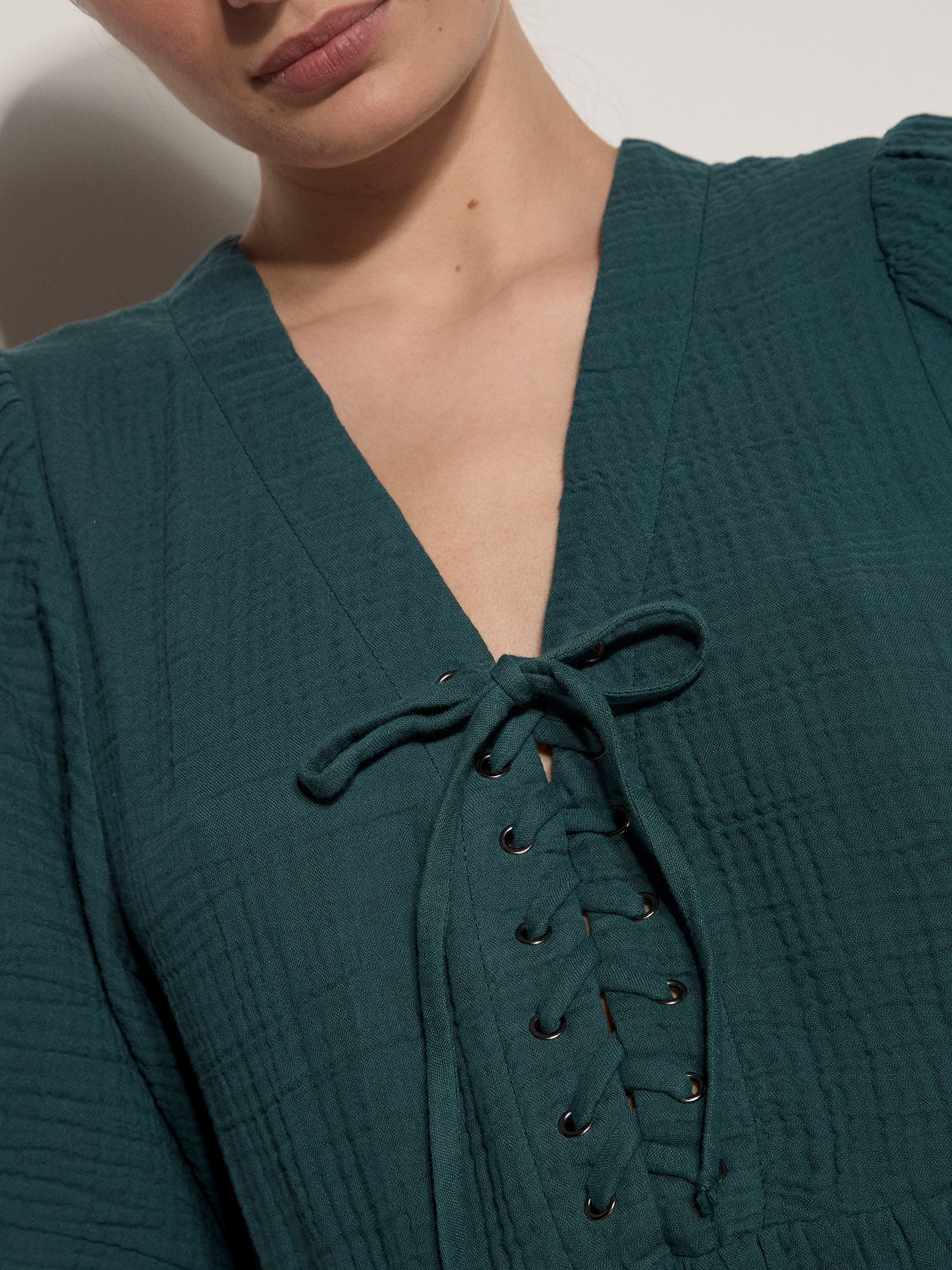 Apricot Minikleid »Minikleid« mit Schnürung