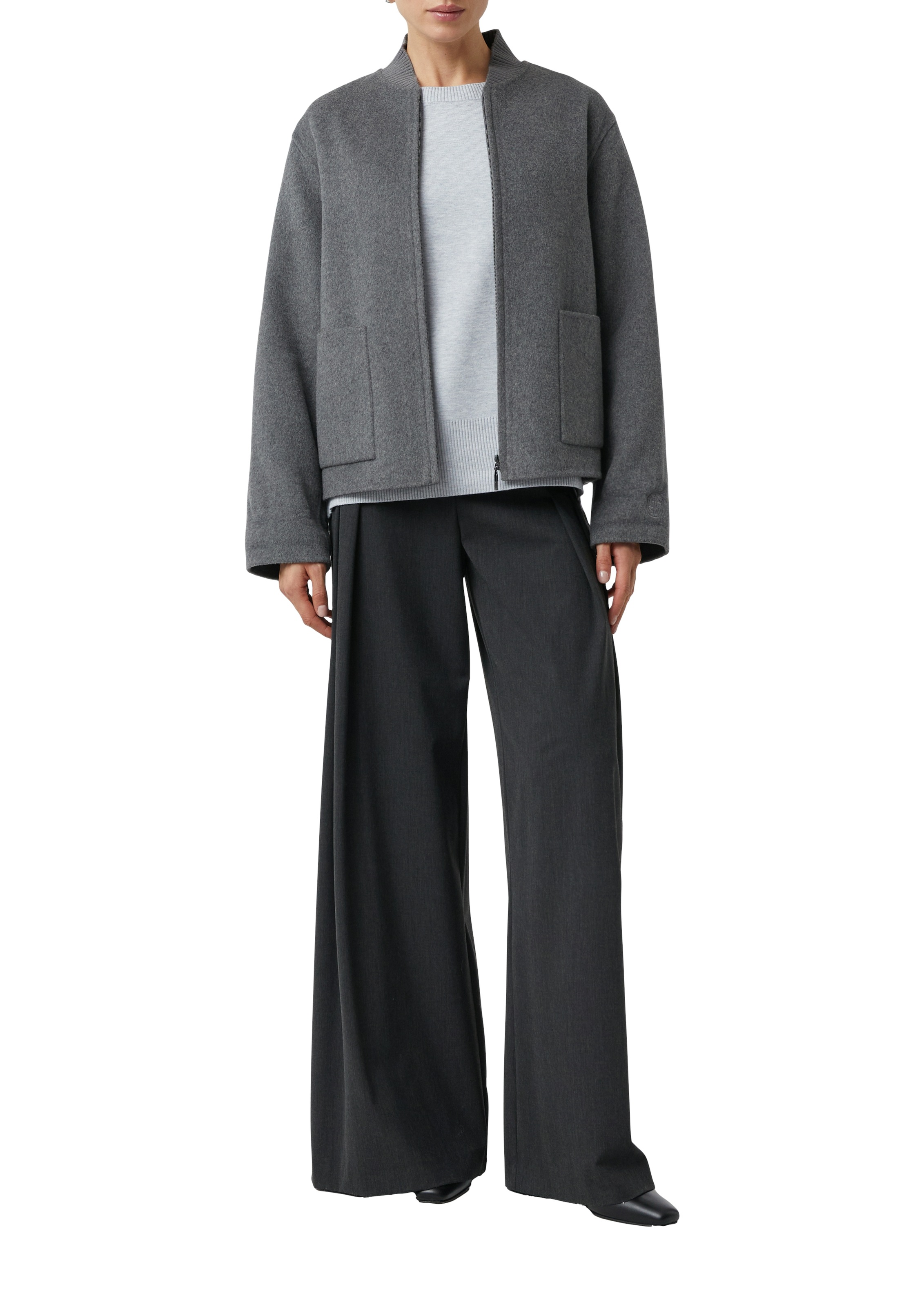 Comma Strickpullover mit Rippbündchen