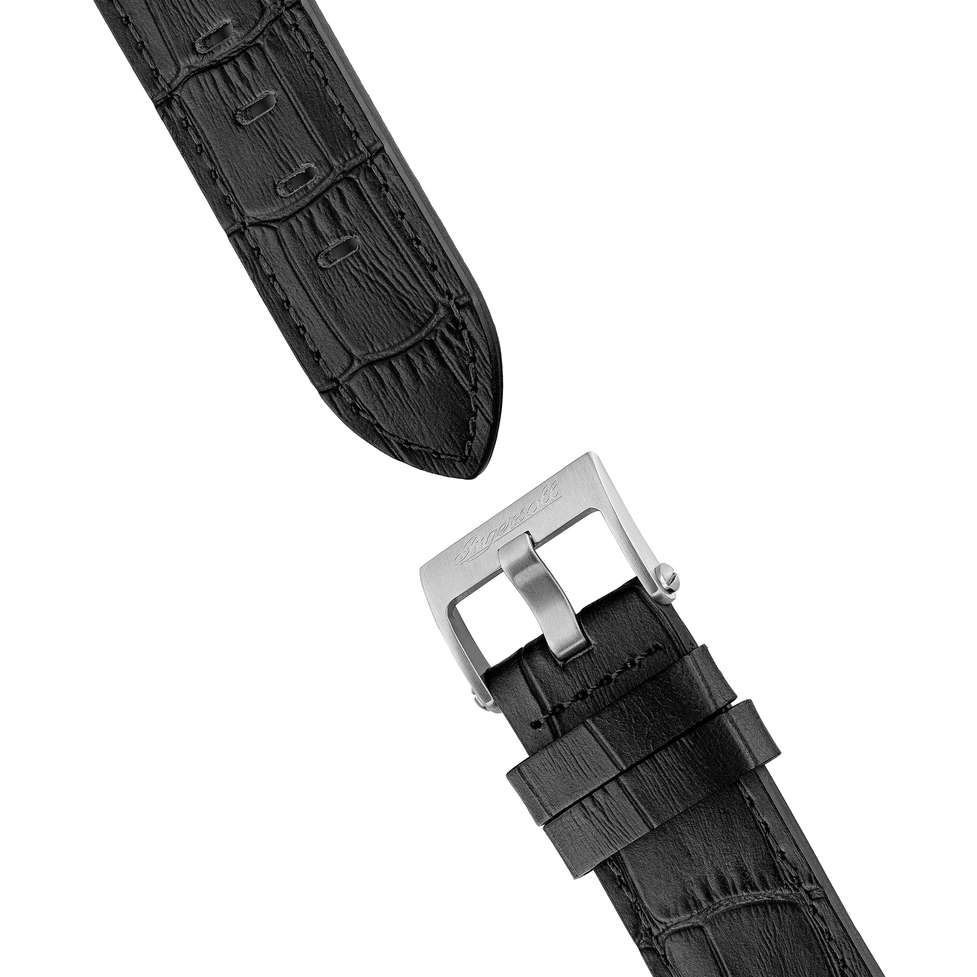 Ingersoll Automatikuhr »The Spirit« Armbanduhr, Herrenuhr, Mechanische Uhr, Lederarmband, analog, Dualzeit