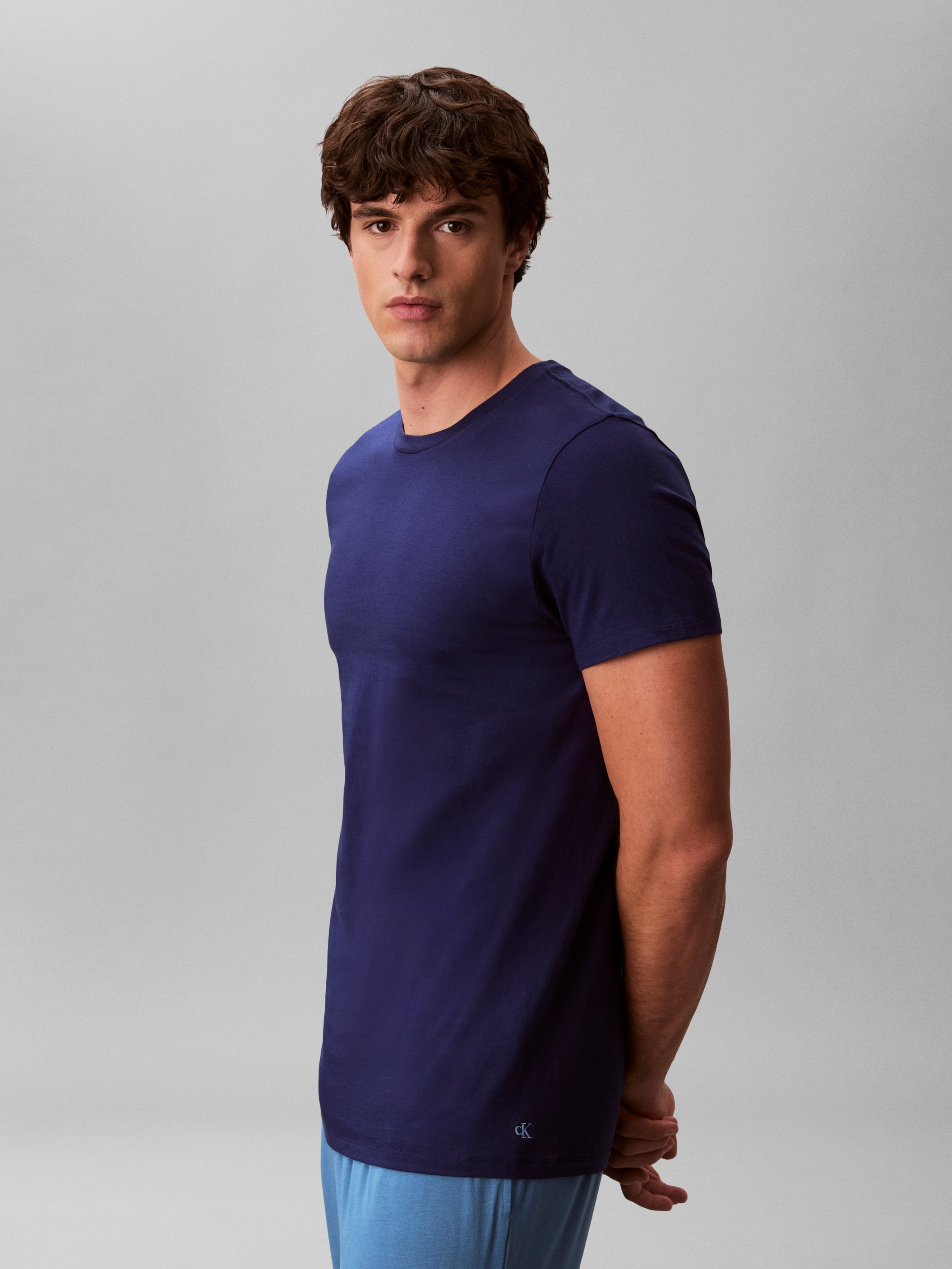 Calvin Klein Underwear T-Shirt »S/S CREW NECK 3PK« Packung, 3er-Pack, 3 tlg. mit Logostickerei