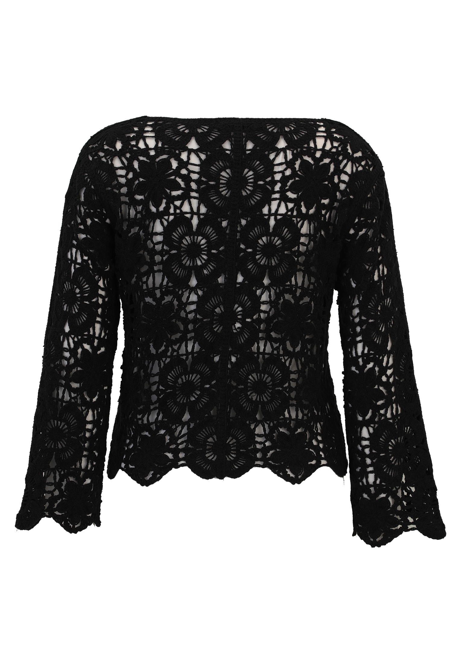 Betty Barclay Rundhalspullover »Lochstrick-Pullover mit U-Boot-Ausschnitt«