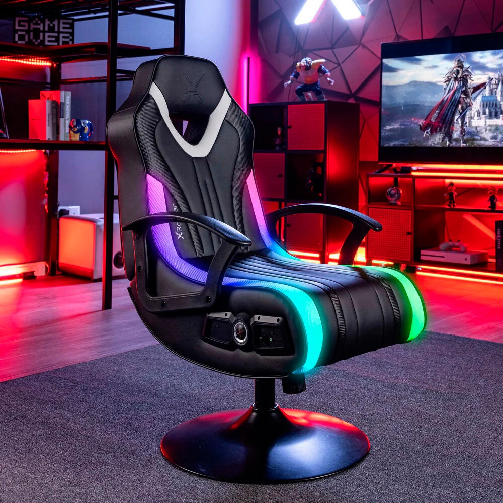 X Rocker Gaming-Stuhl »Fury RGB 2.1 Gaming Sessel mit RGB Beleuchtung & 2.1 Soundsystem«