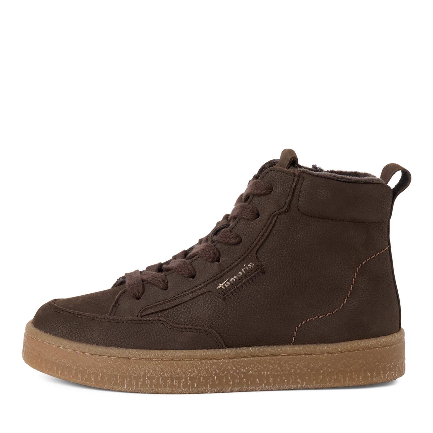 Tamaris Schnürboots  Plateauboots, Herbstboots mit seitlichem Label