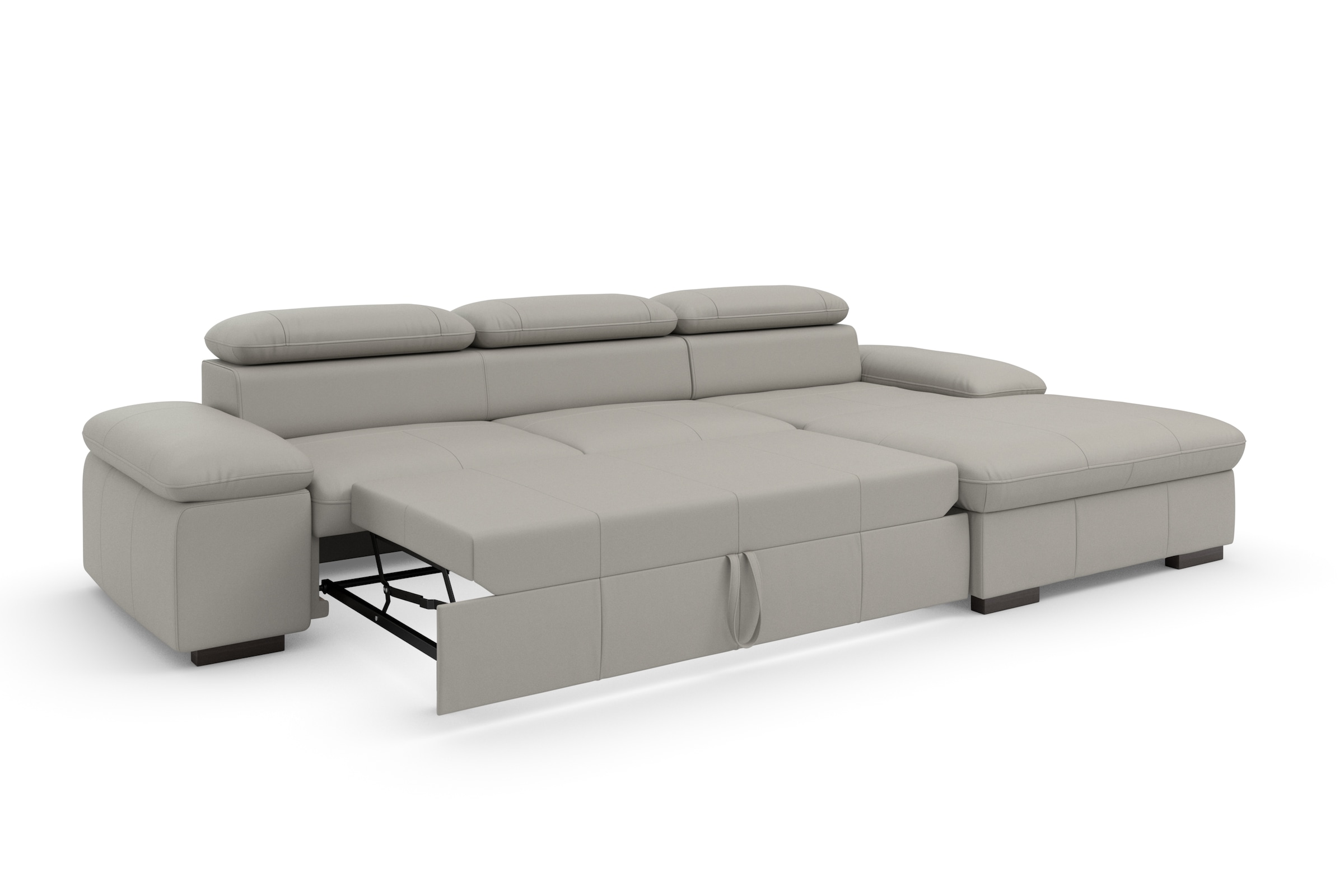 Home affaire Ecksofa »Alberto L-Form«, mit Kopfteilverstellung, wahlweise mit Bettfunktion