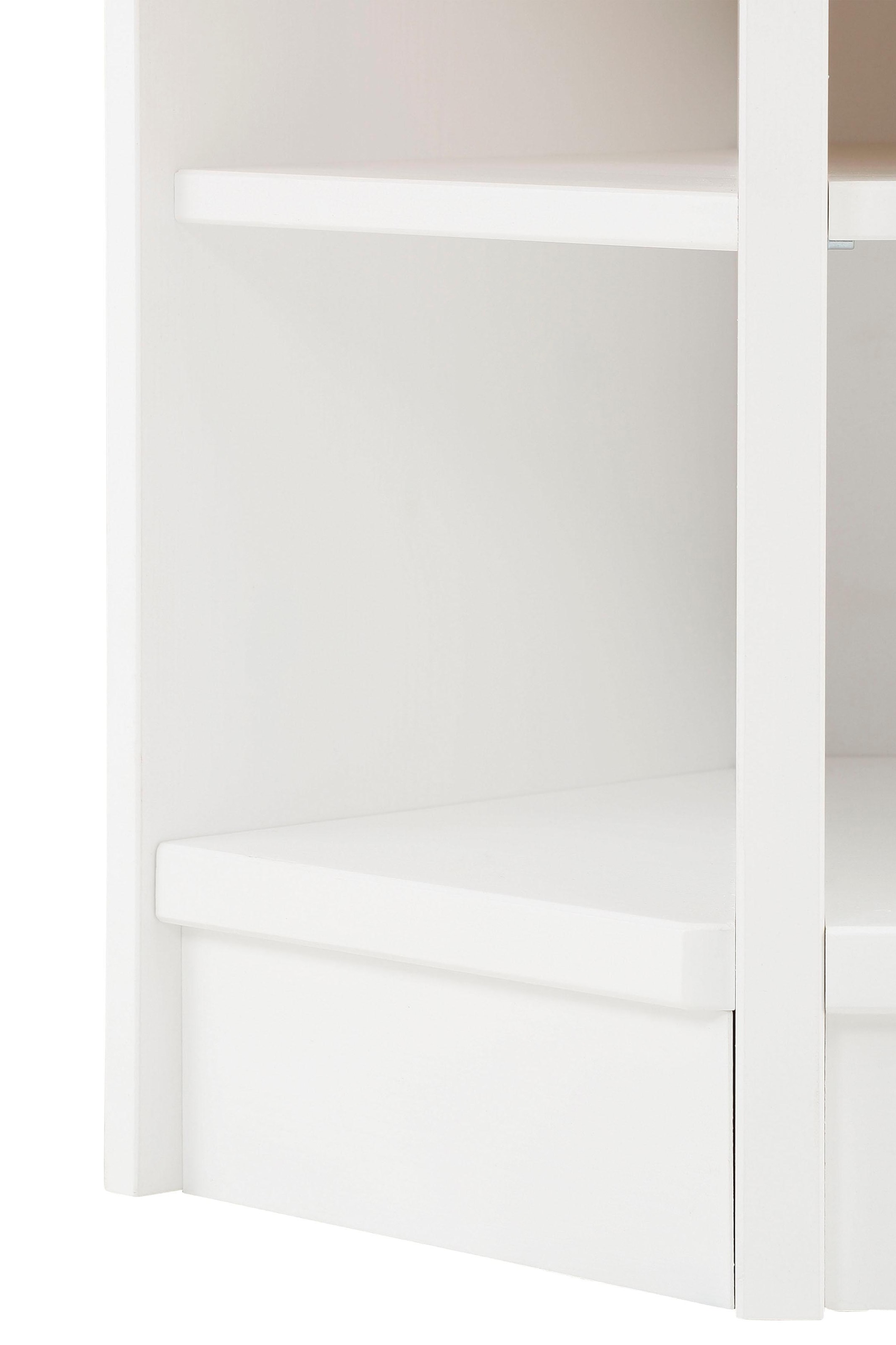 Home affaire Lowboard »Trinidad, TV-Schrank, Eck-TV -Schrank«, Kommode, Breite 105 cm, FSC® zertifiziertes Massivholz