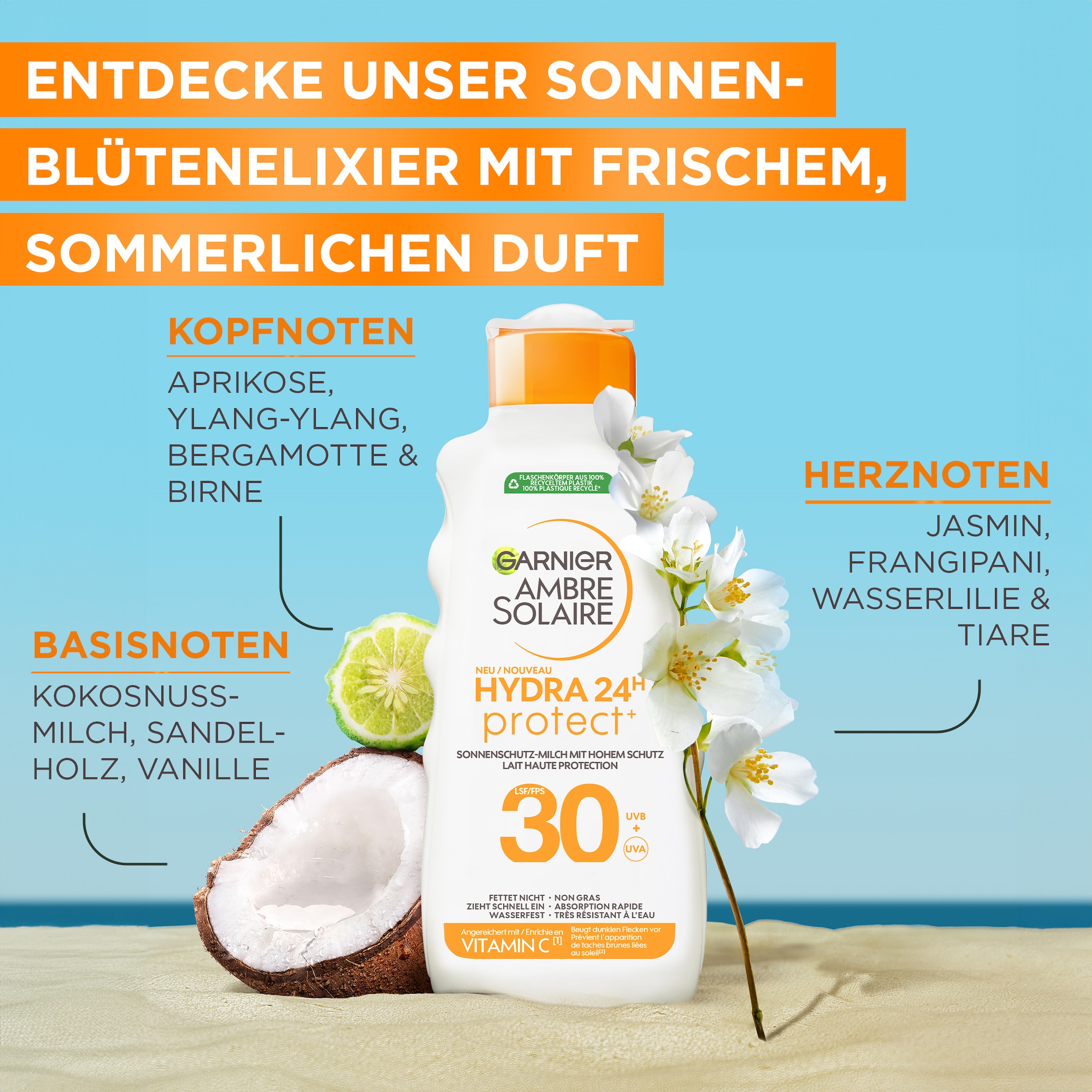 GARNIER After Sun-Spray »Garnier Ambre Solaire Hydra Protect+ 24h LSF 30«