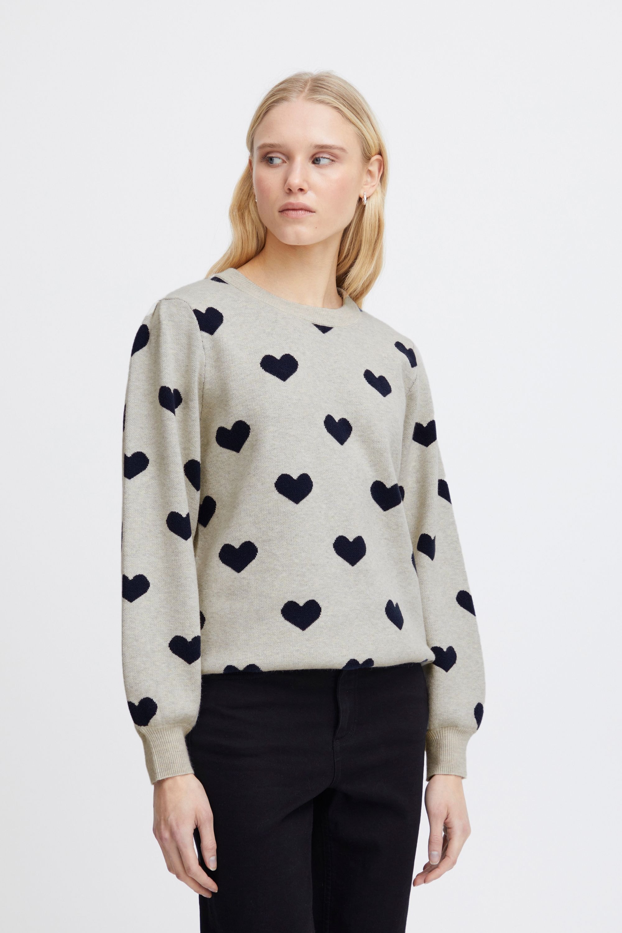 Ichi Strickfleece-Pullover »Strickpullover Damen Pullover - IHBRIELLE«