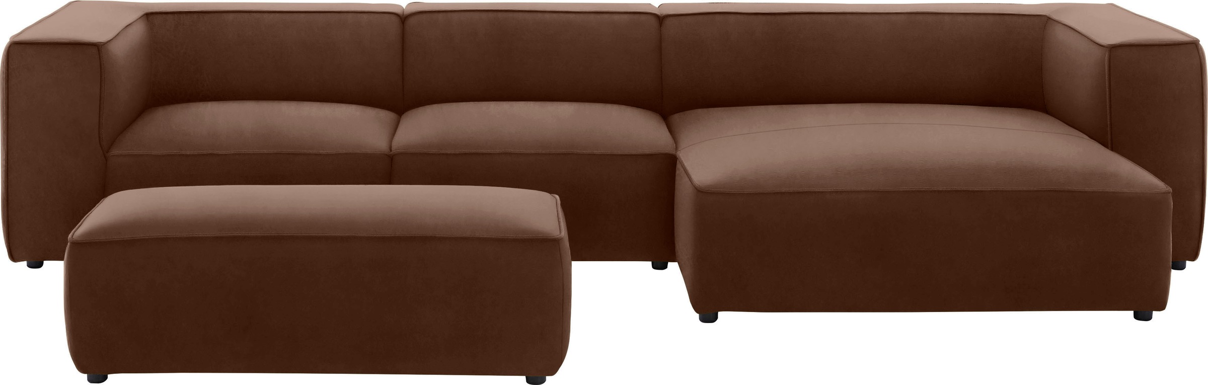 W.SCHILLIG Hocker »around-the-block«, mit eleganter Biese