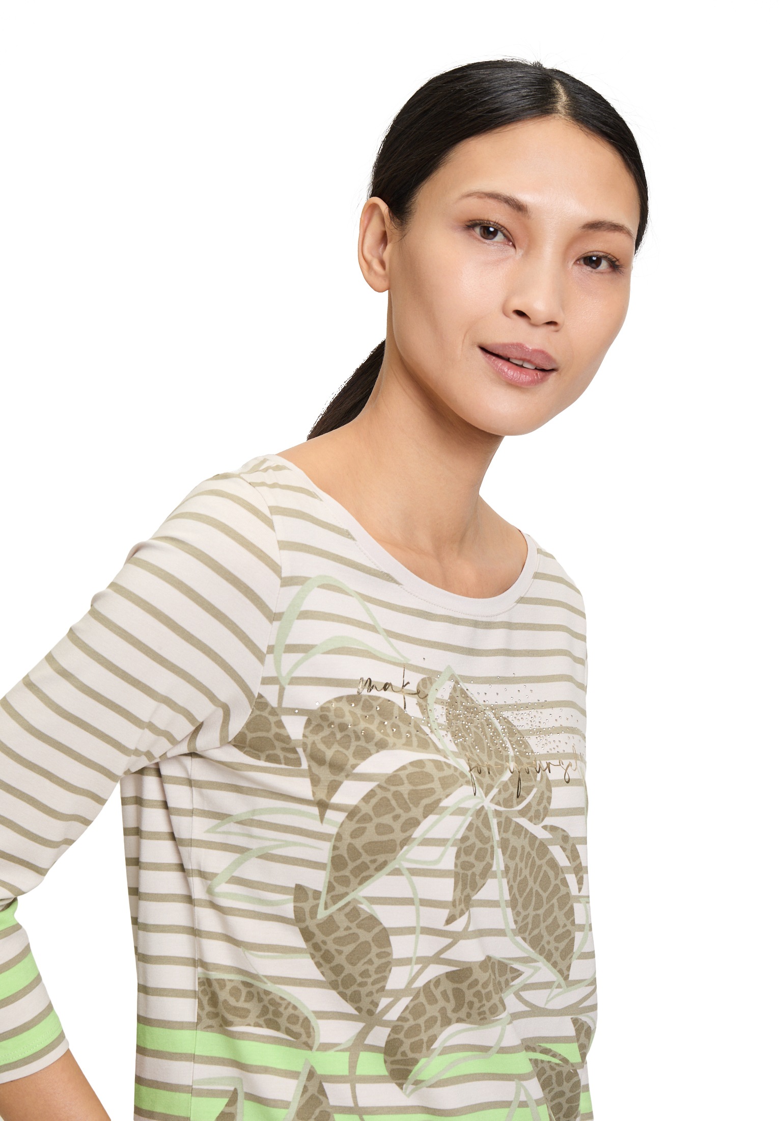 Betty Barclay 3/4-Arm-Shirt »Ringelshirt mit U-Boot-Ausschnitt«