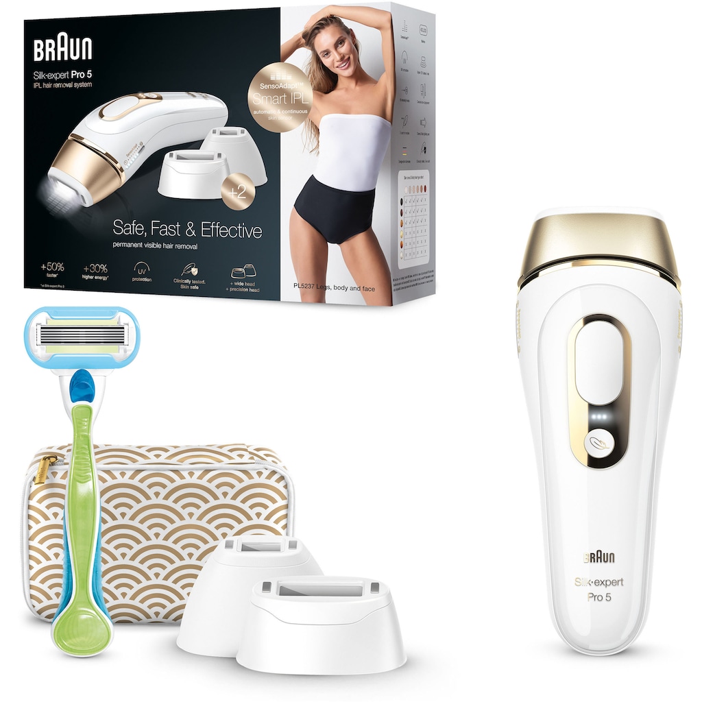 Braun IPL-Haarentferner »Silk-expert Pro IPL PL5237«, 400.000 Lichtimpulse