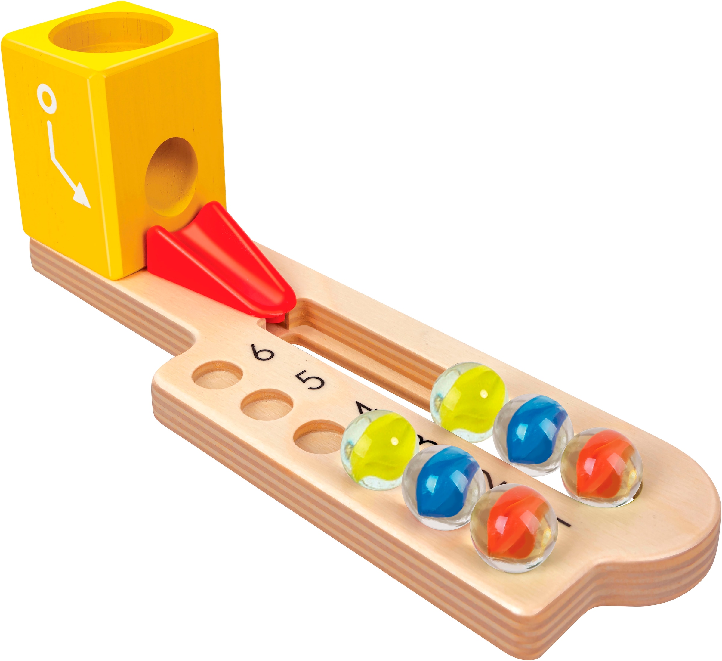 Hape Kugelbahn »Quadrilla Starter-Kodierungsset«, (85 tlg.)