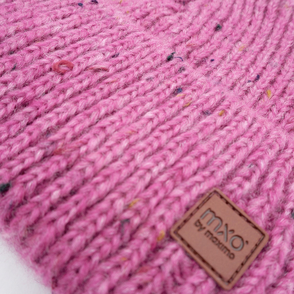 MAXIMO Beanie wärmend, mehrfarbig, mit breitem Umschlag, gefüttert